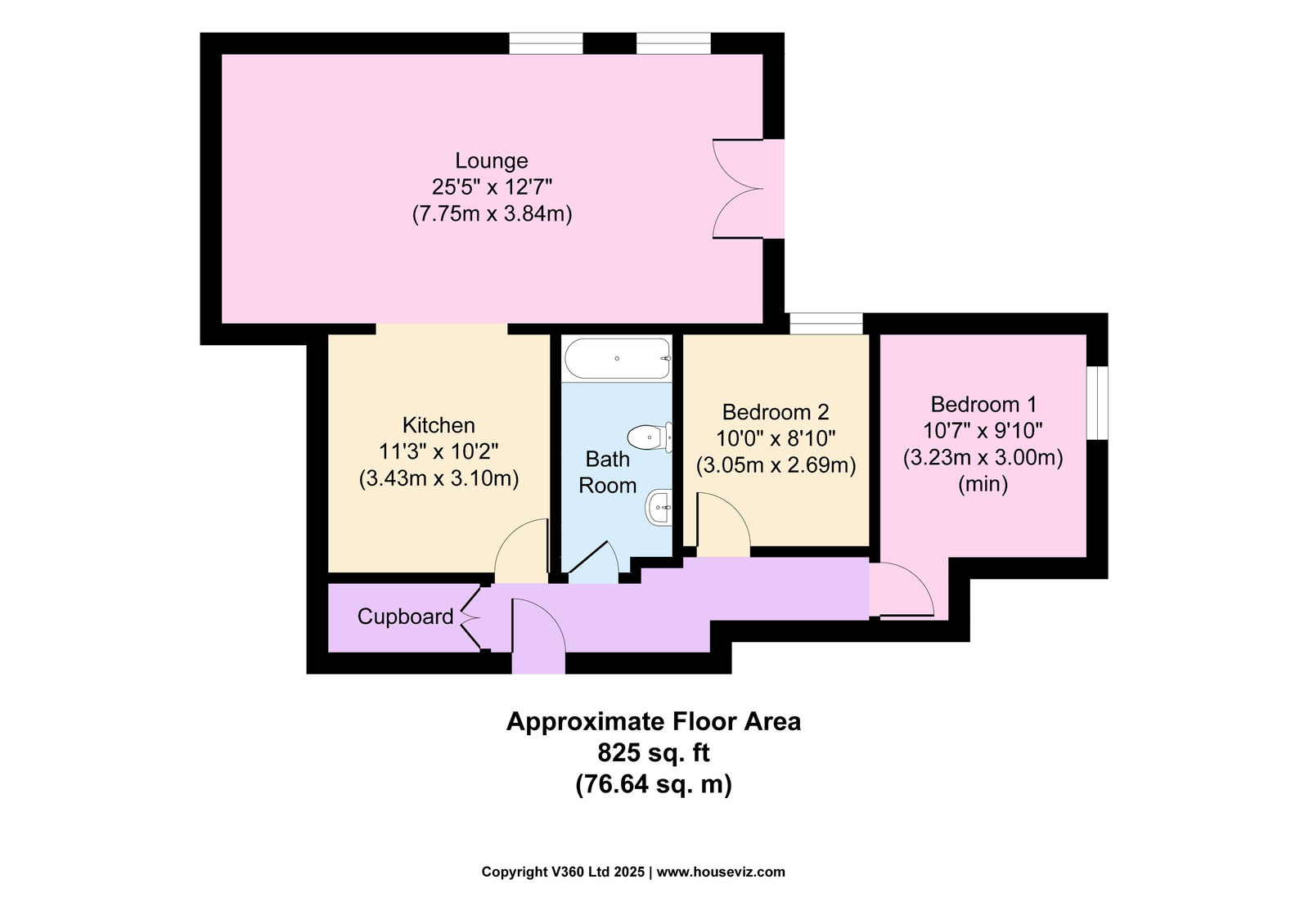 128,Flat 7, Eaton Court, Grove Road, Wallasey floorplan