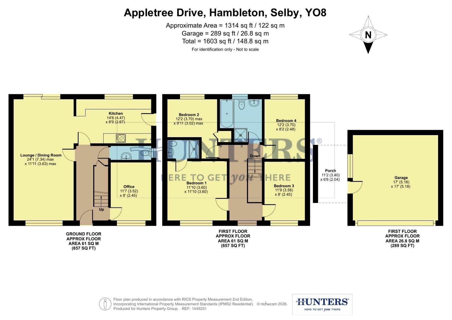 2, Appletree Drive, Selby floorplan