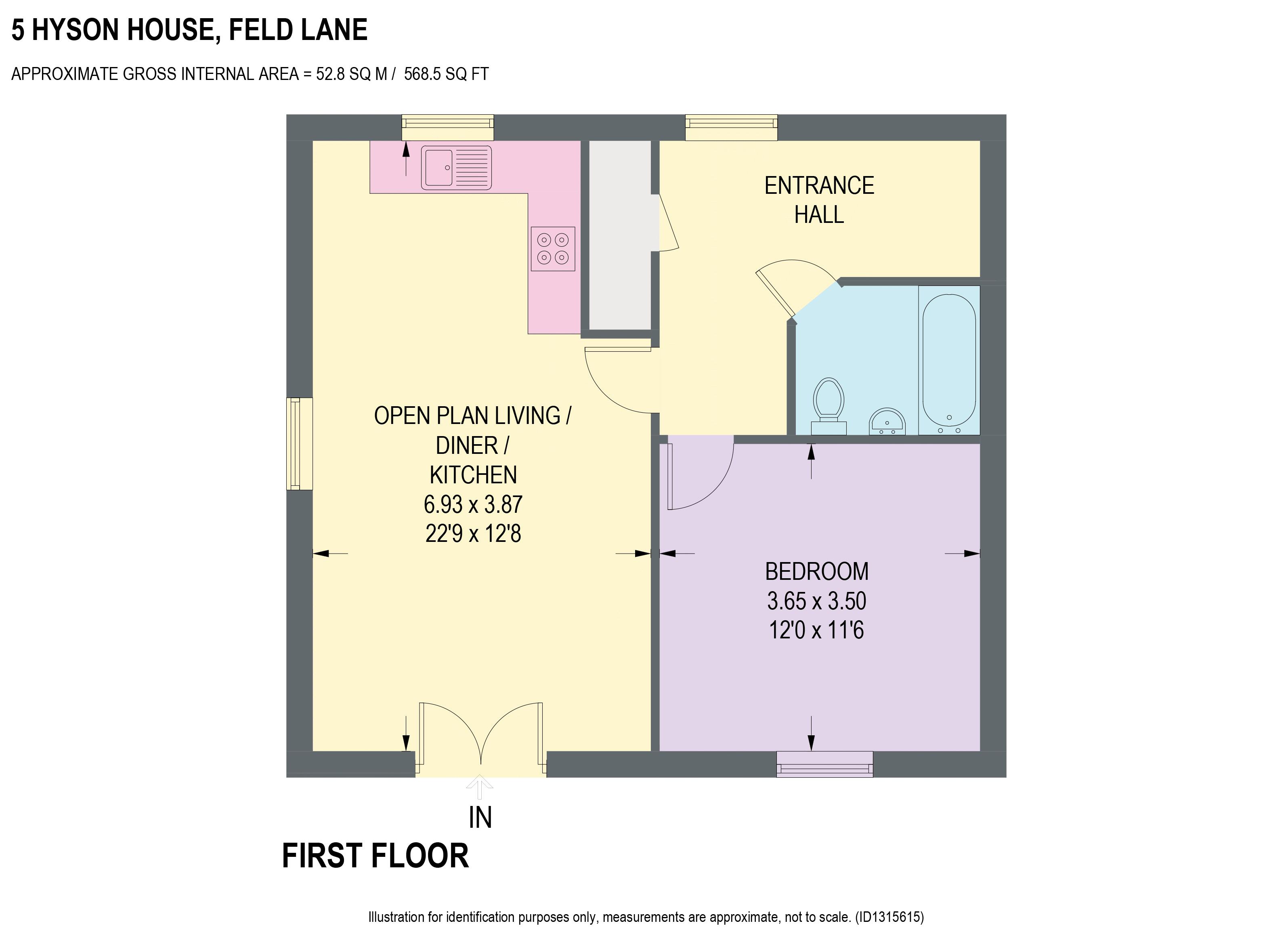 5 Hyson House, Feld Lane, Chesterfield floorplan