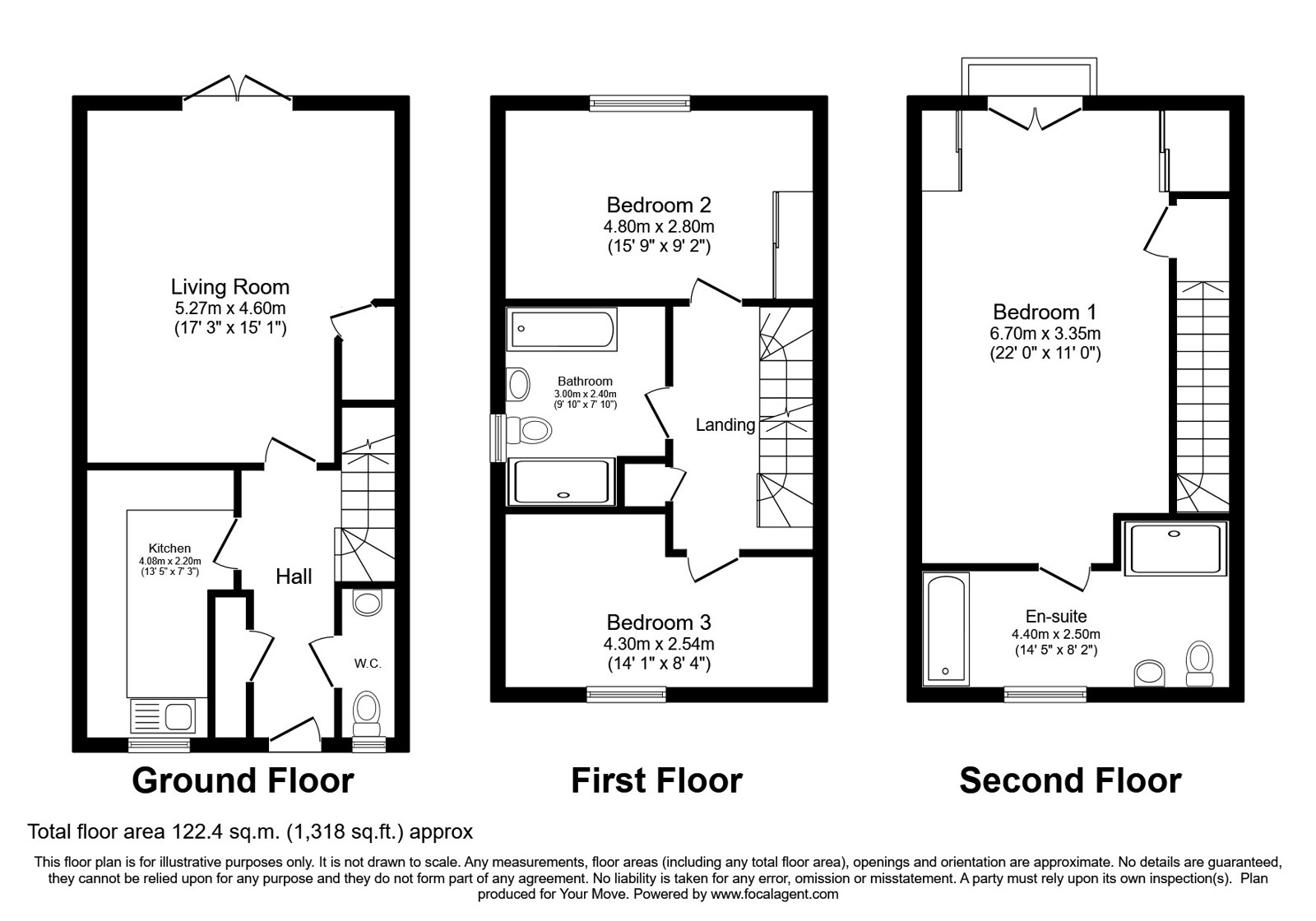 6, Woodland Rise, Kent floorplan