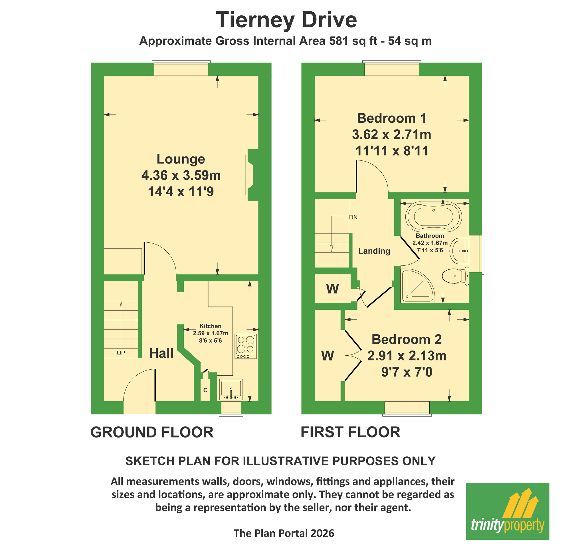 49 Tierney Drive, Tipton floorplan