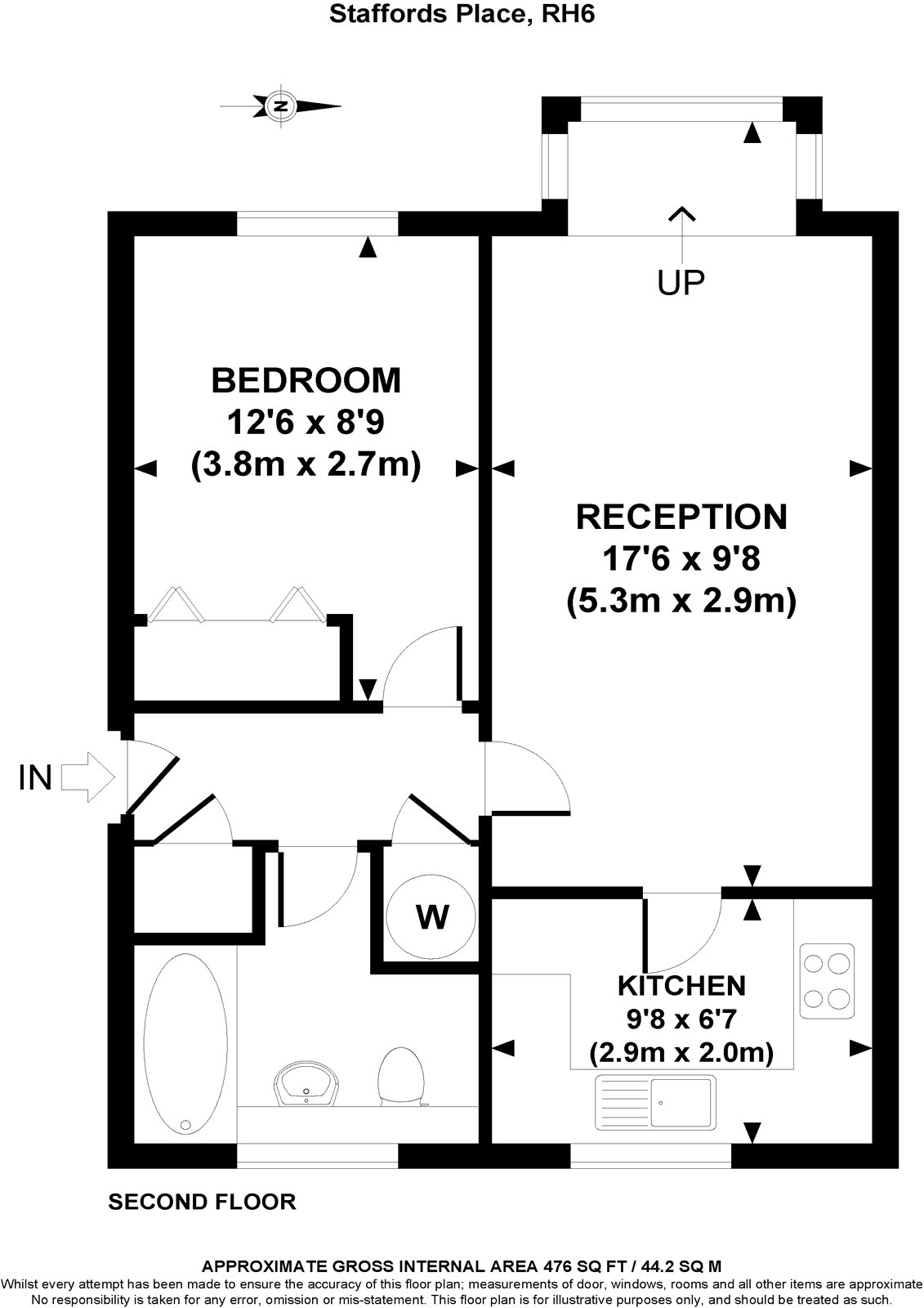 Staffords Place, Horley, Surrey RH6, 1 bedroom flat for sale 61319254