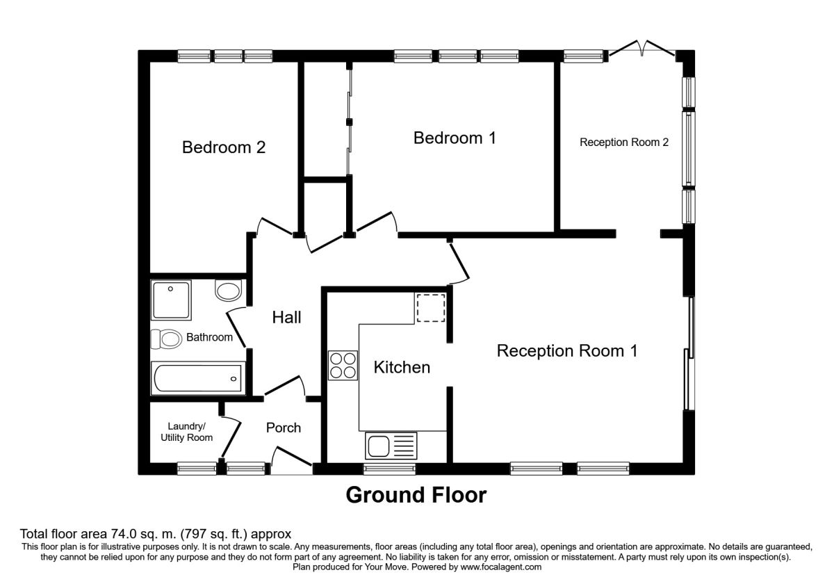 2 Bedrooms Bungalow for sale in Blackness Road, Crowborough TN6