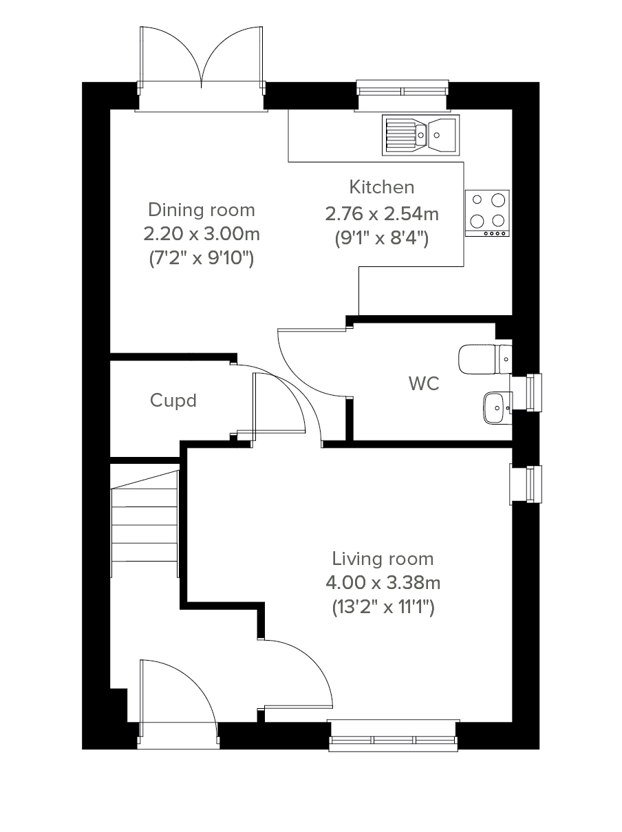 Plot 14, Tor View, West Park, Castle Cary floorplan