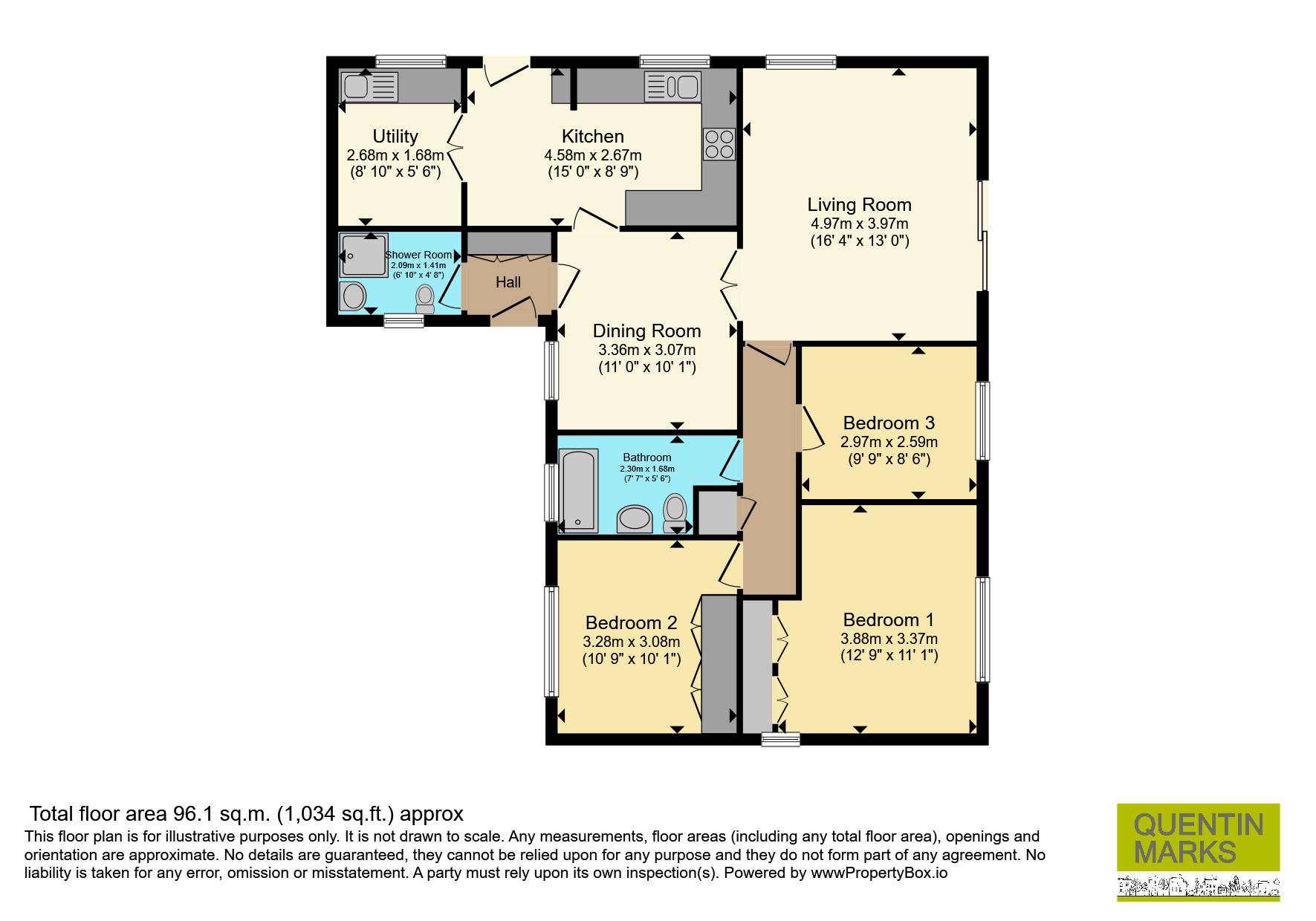 5, Larch Close, Bourne floorplan
