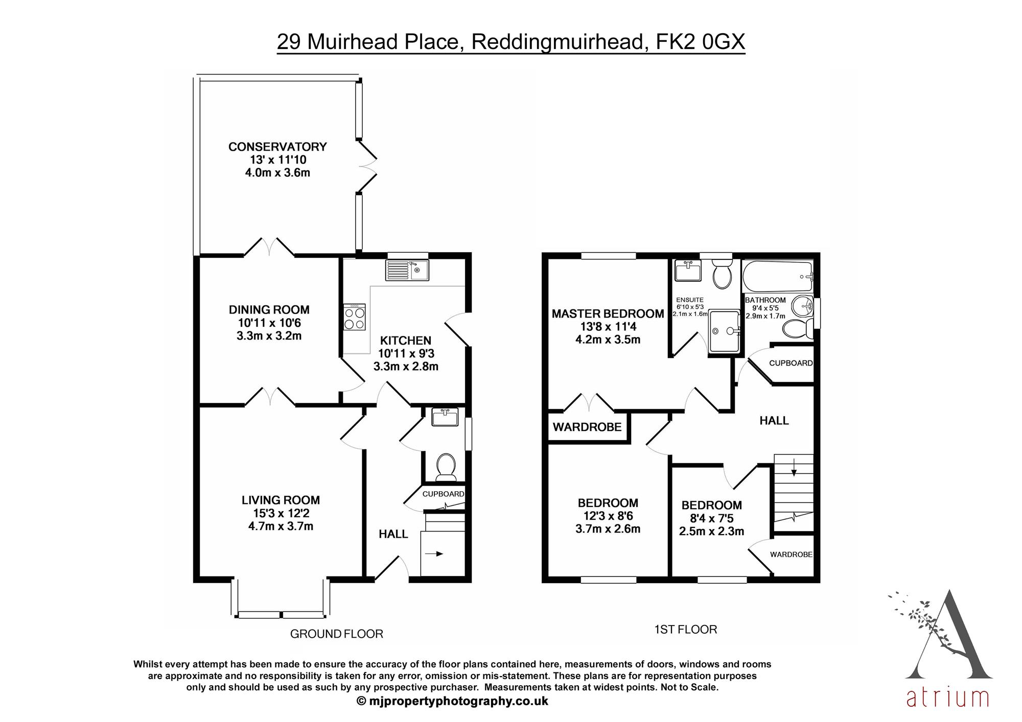 3 Bedrooms Detached house for sale in Muirhead Place, Reddingmuirhead, Falkirk FK2