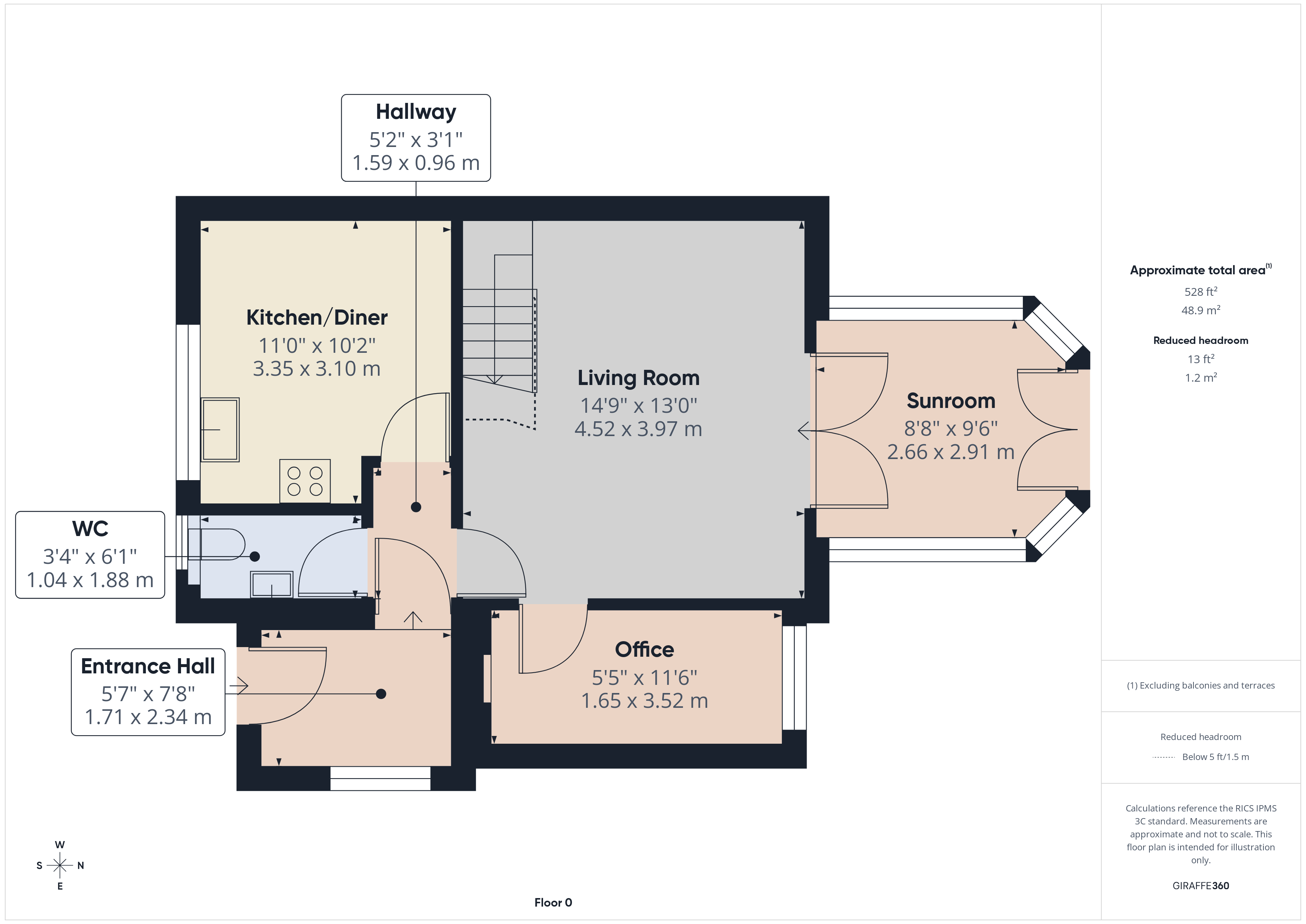 9, Paradise Park, Holsworthy floorplan