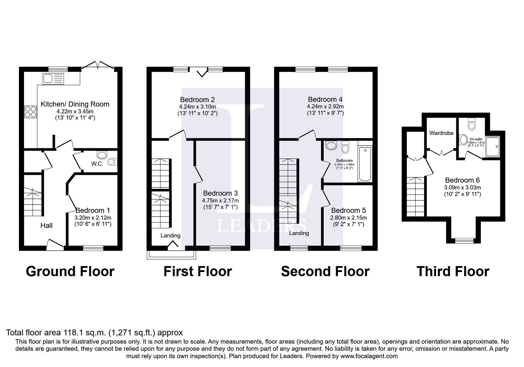 Room 6, 37, Harland Street, Ipswich floorplan