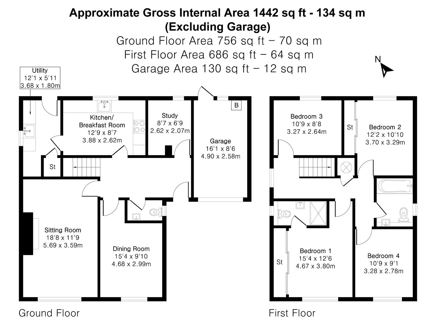9, The Dell, Tavistock floorplan