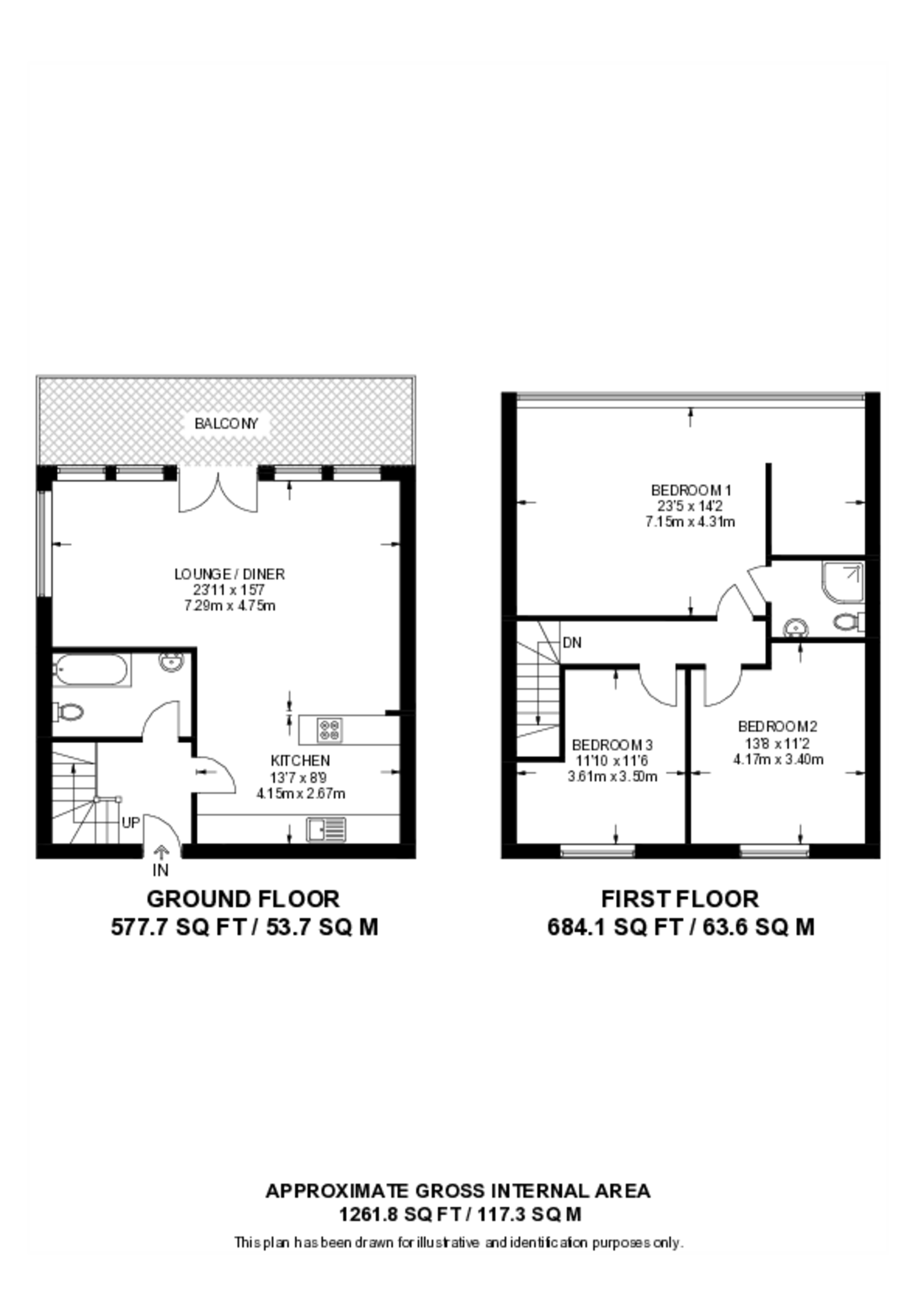 Swan Court, Waterhouse Street, Hemel Hempstead floorplan