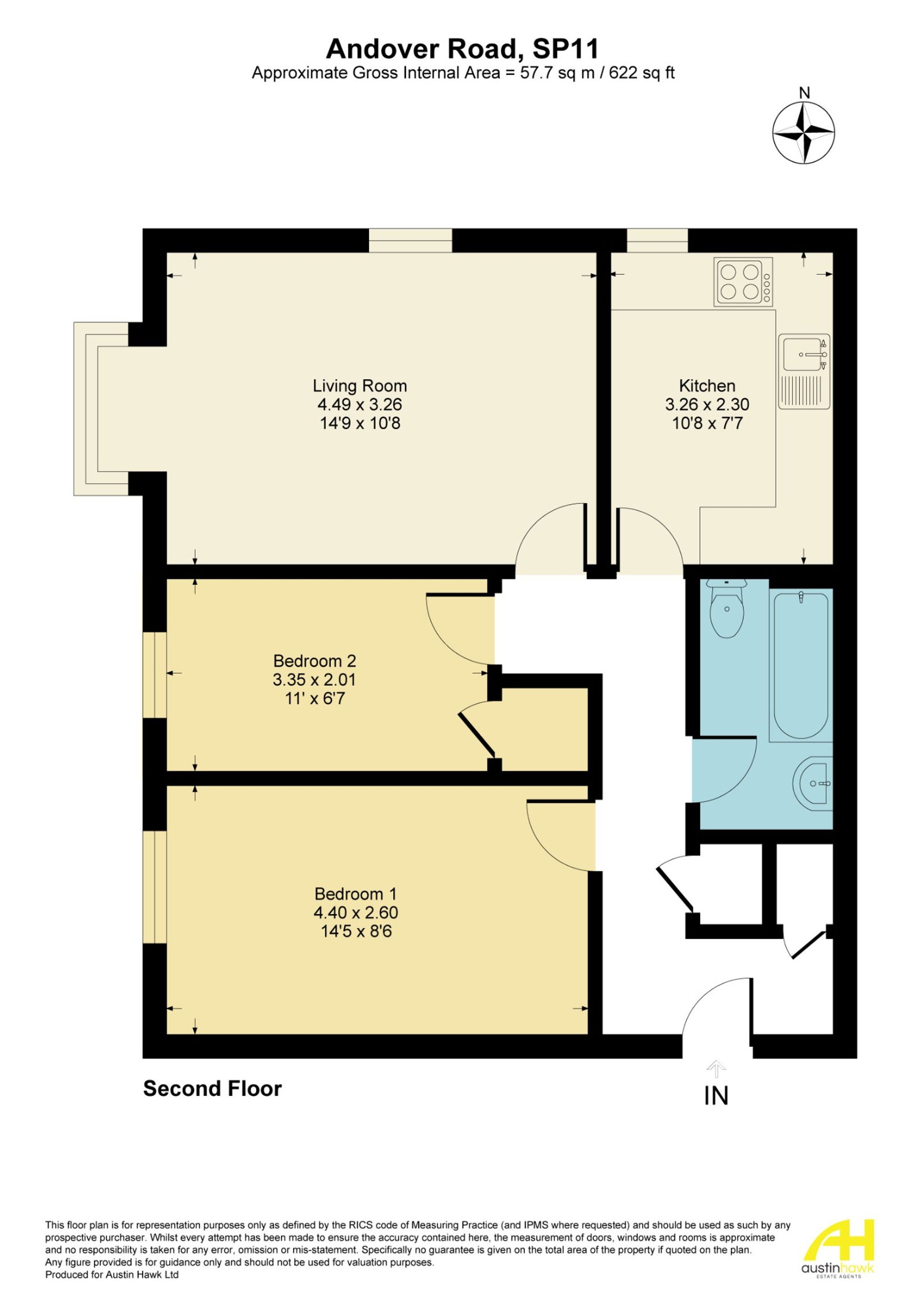 6 Willowbank, Andover floorplan