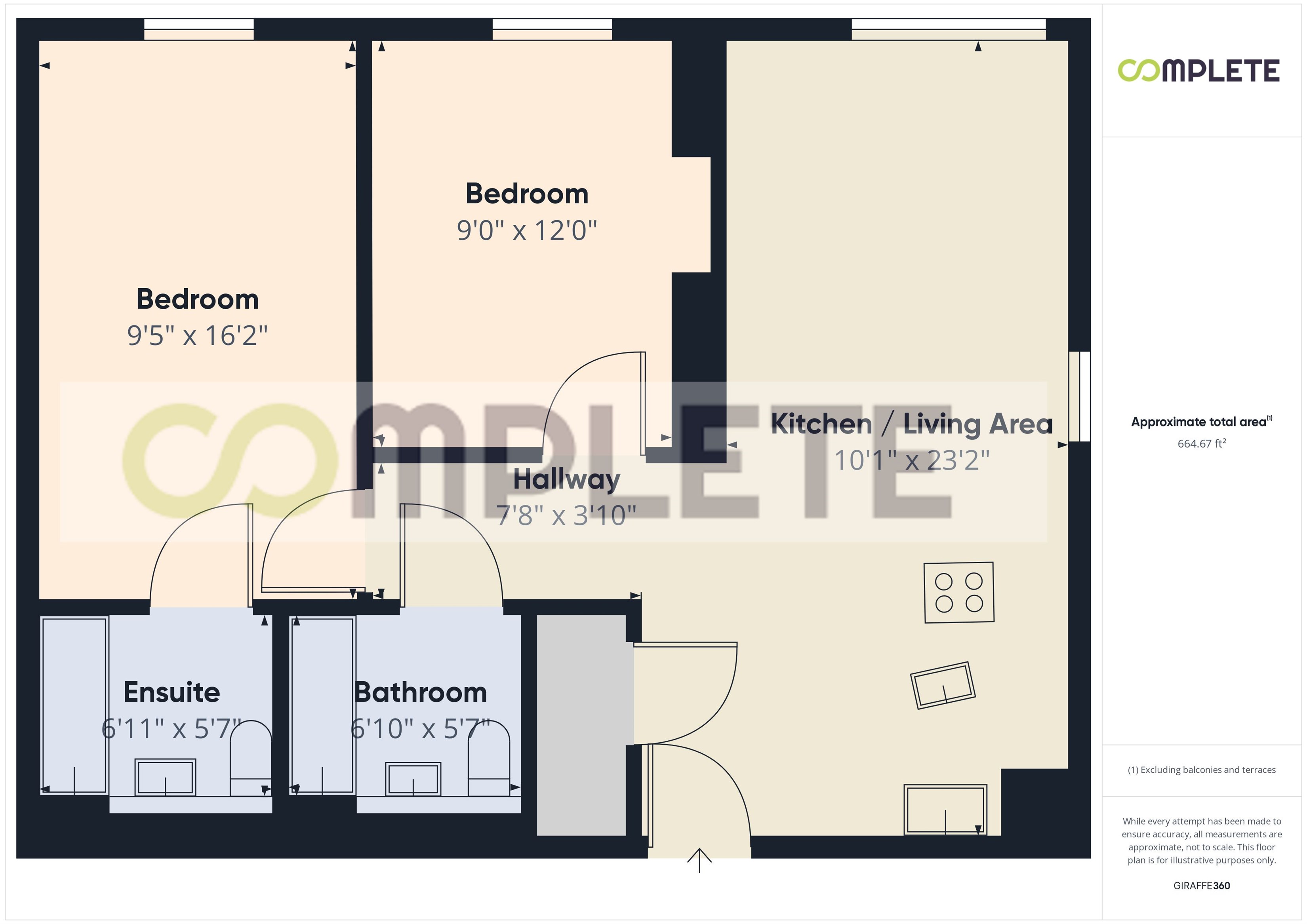 10310, Block A Trafford Wharf, Manchester floorplan