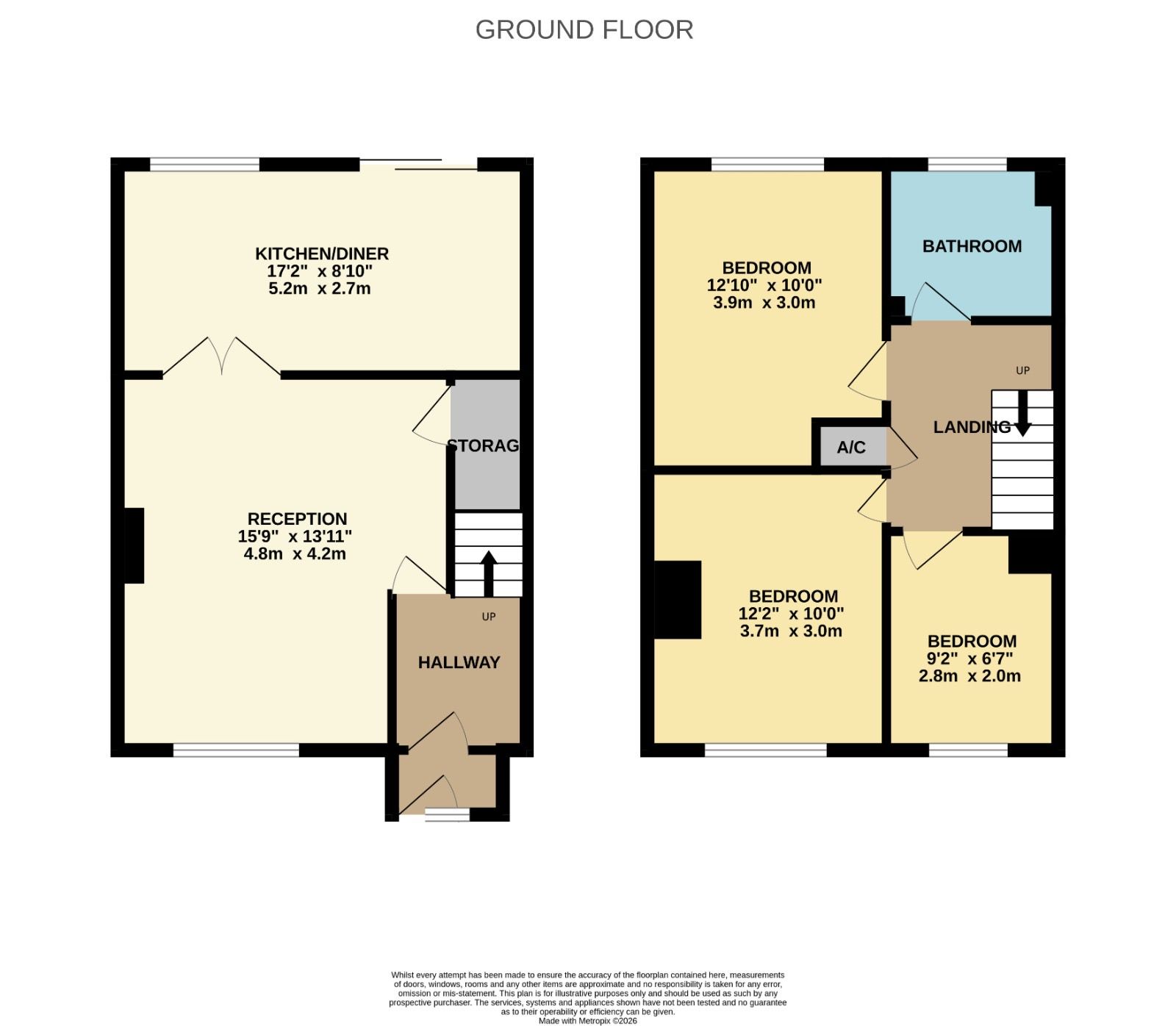 196, Anstey Lane, Leicester floorplan