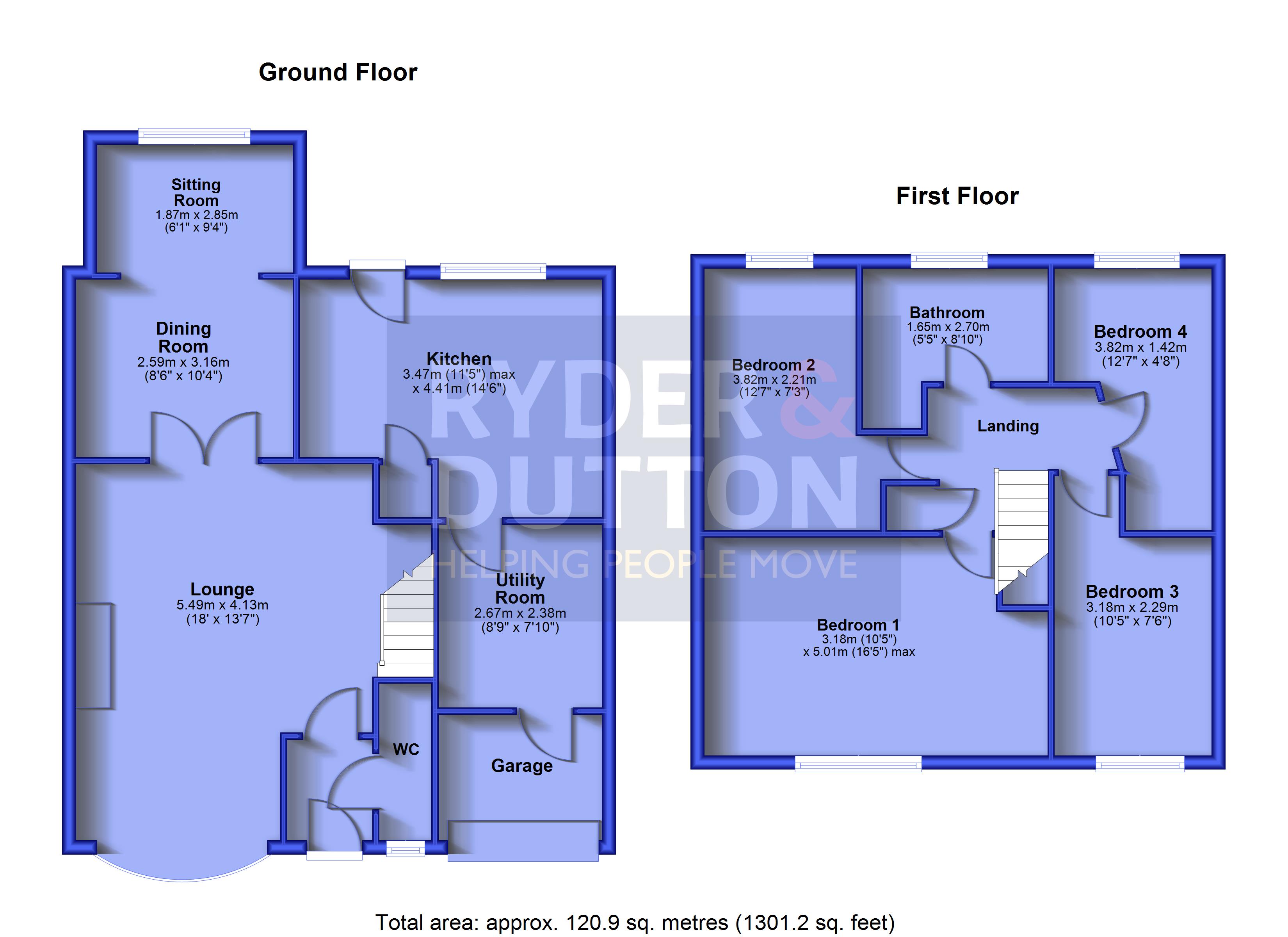 54, Leicester Road, Manchester floorplan