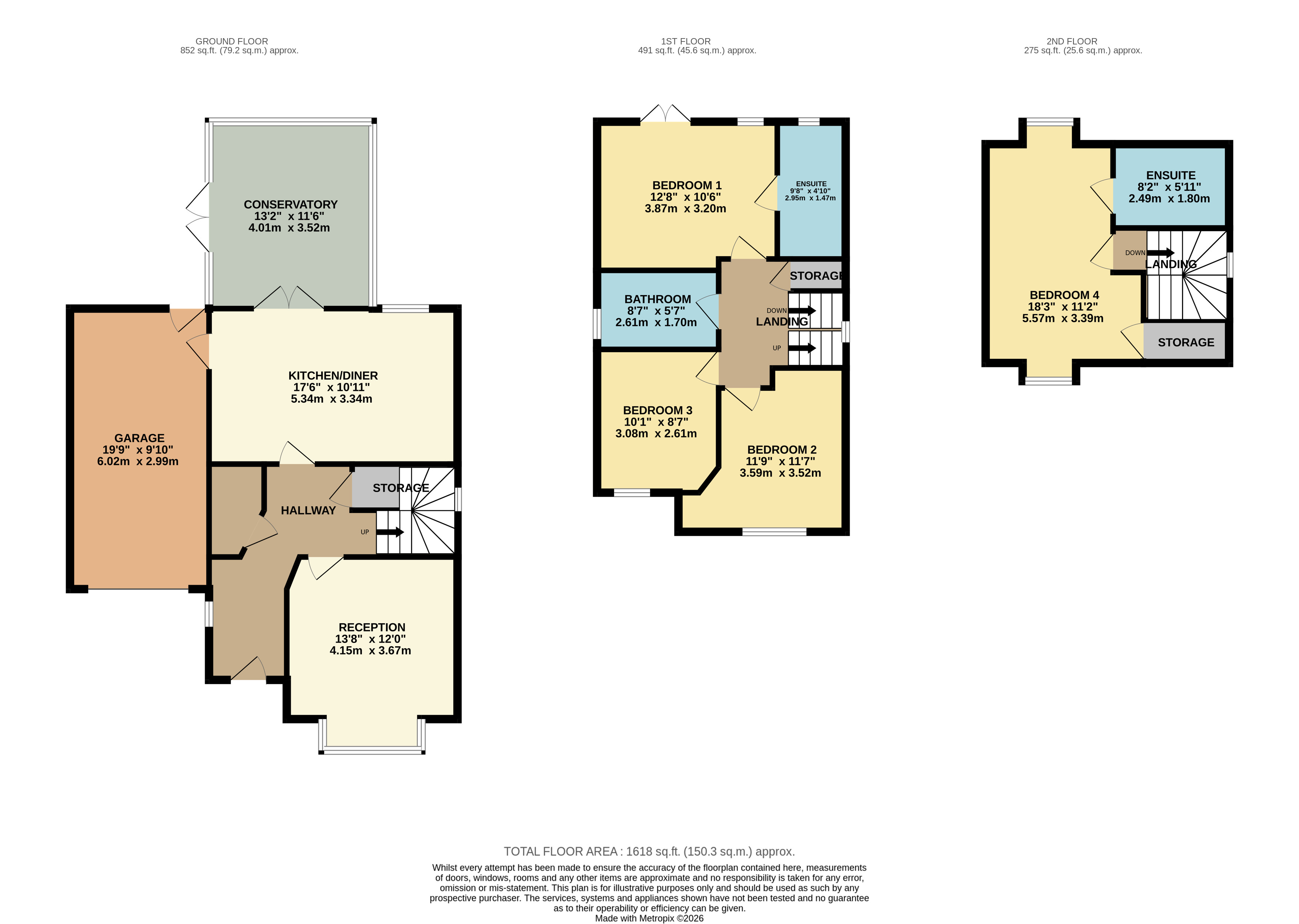 2, Oakenshaw Croft, Accrington floorplan