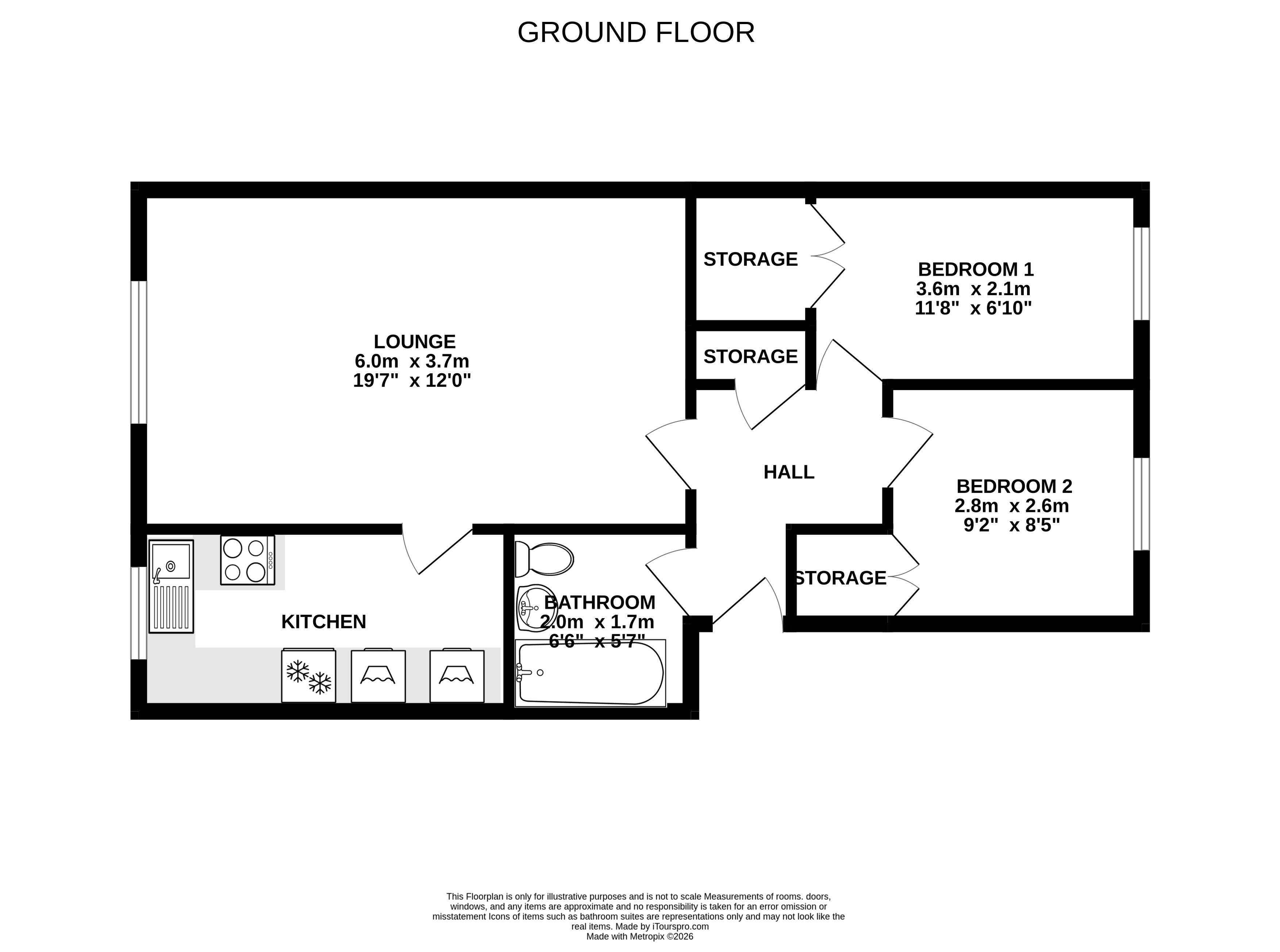 34, Welton Court, Off Welton Grove Hyde Park, Leeds floorplan