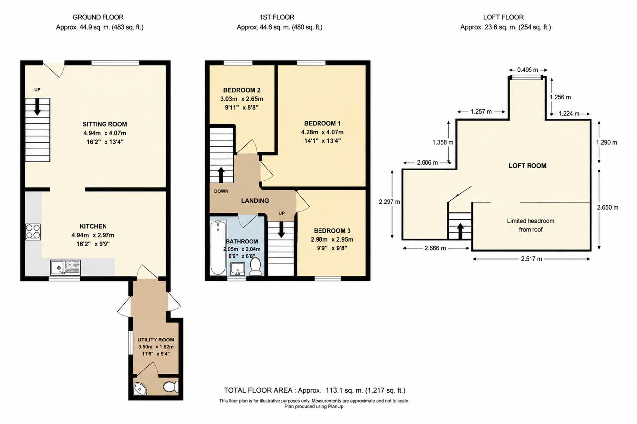 43, Kings Way, Lyme Regis floorplan