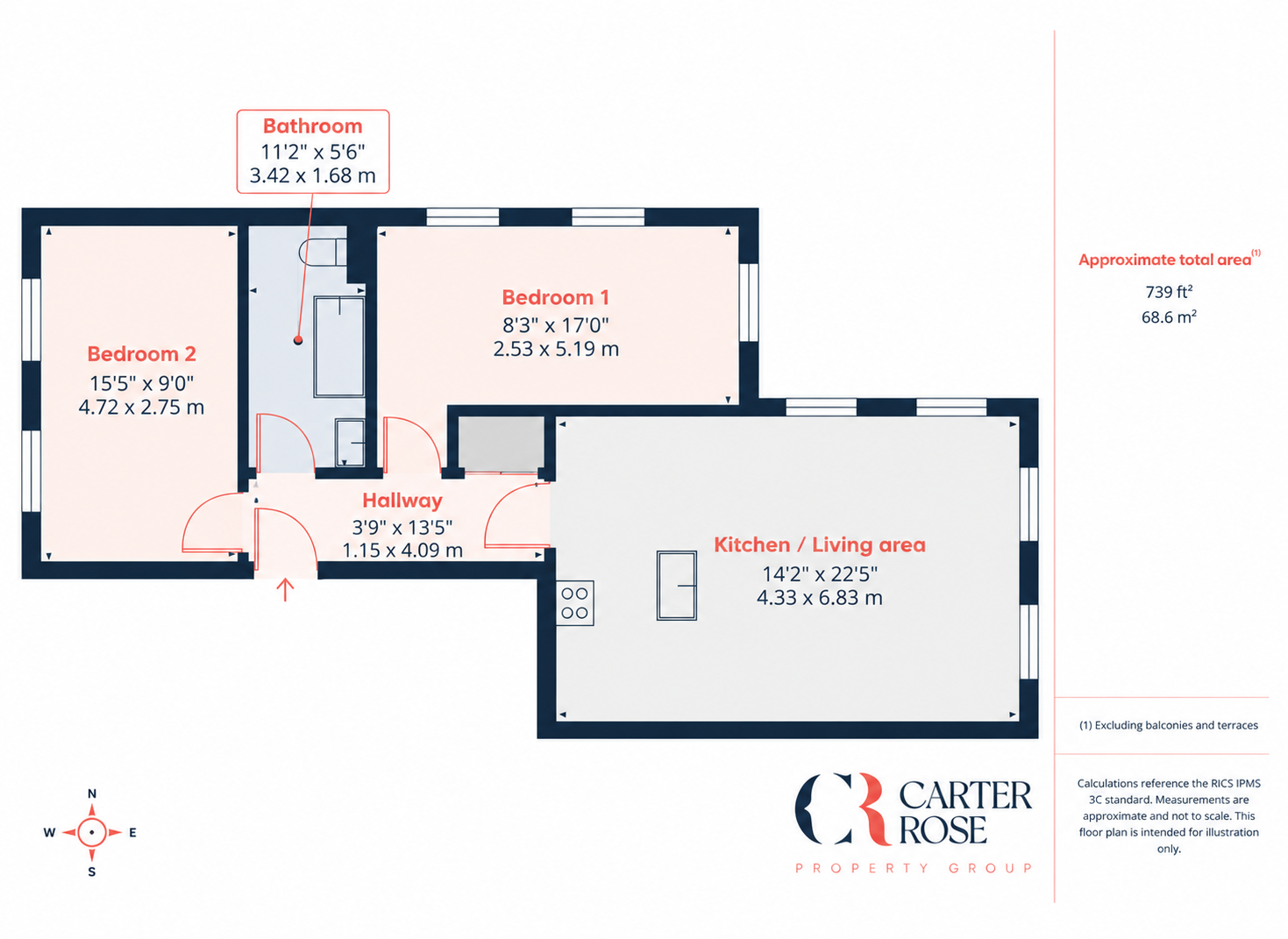 Upper Tulse Hill, London floorplan