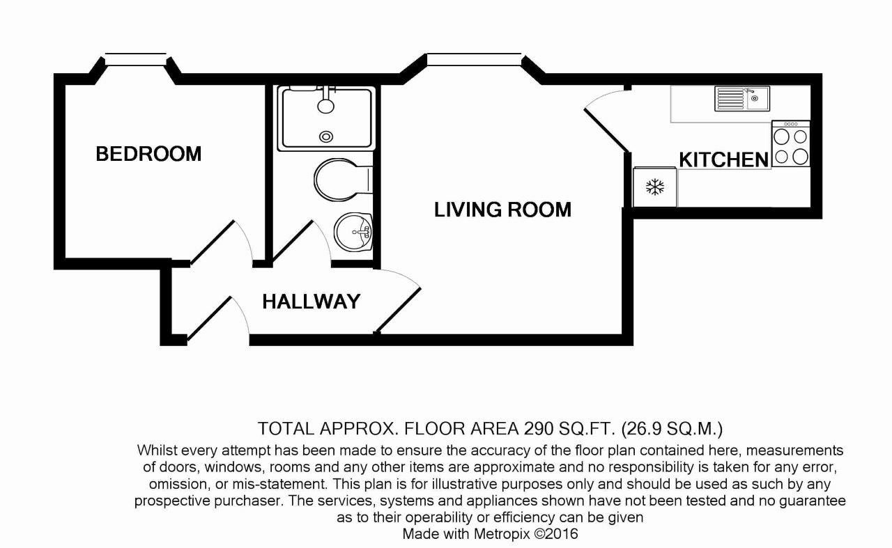 Flat 6, Firswood, Torquay floorplan