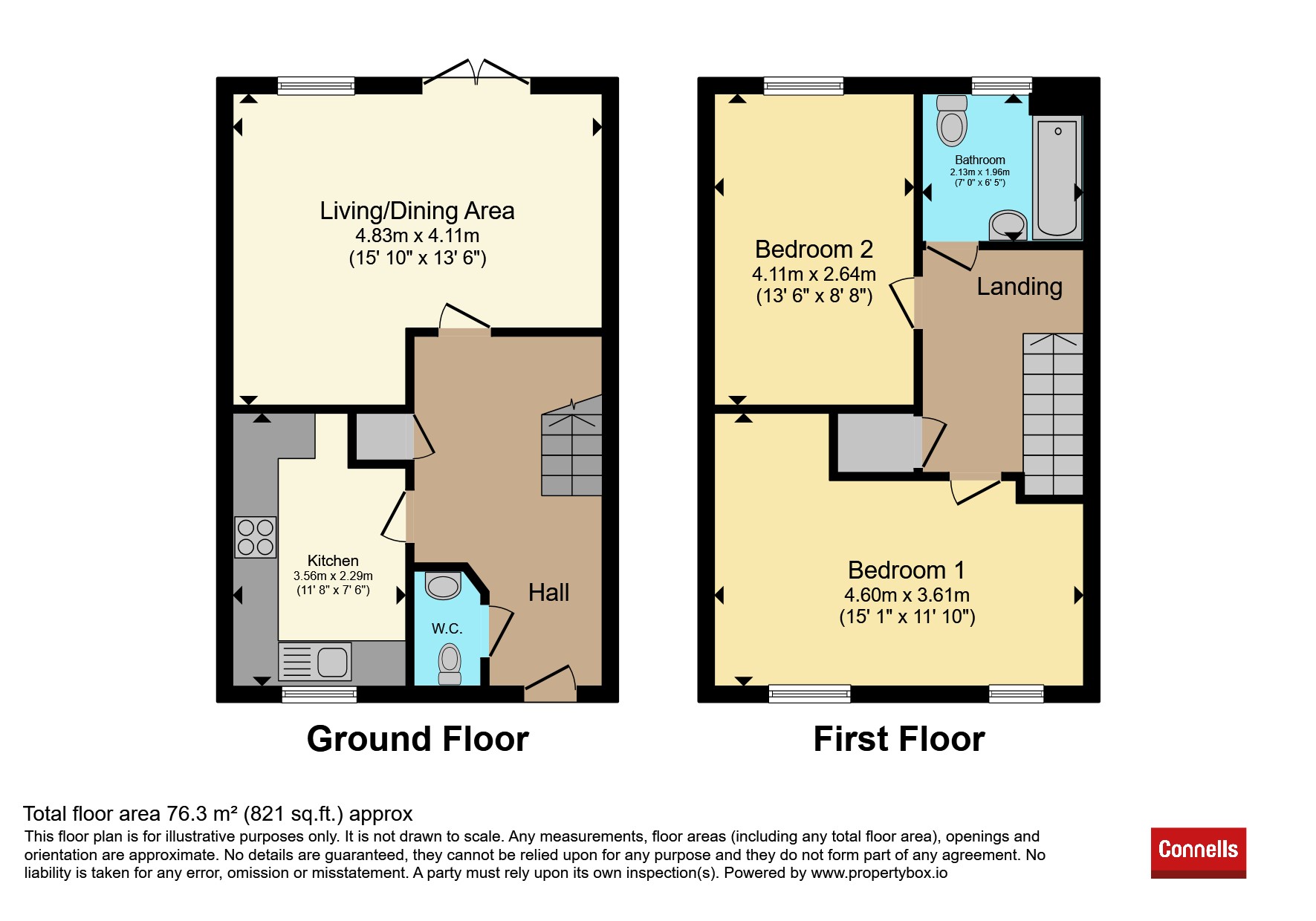 63, Samuel Jones Crescent, St. Neots floorplan