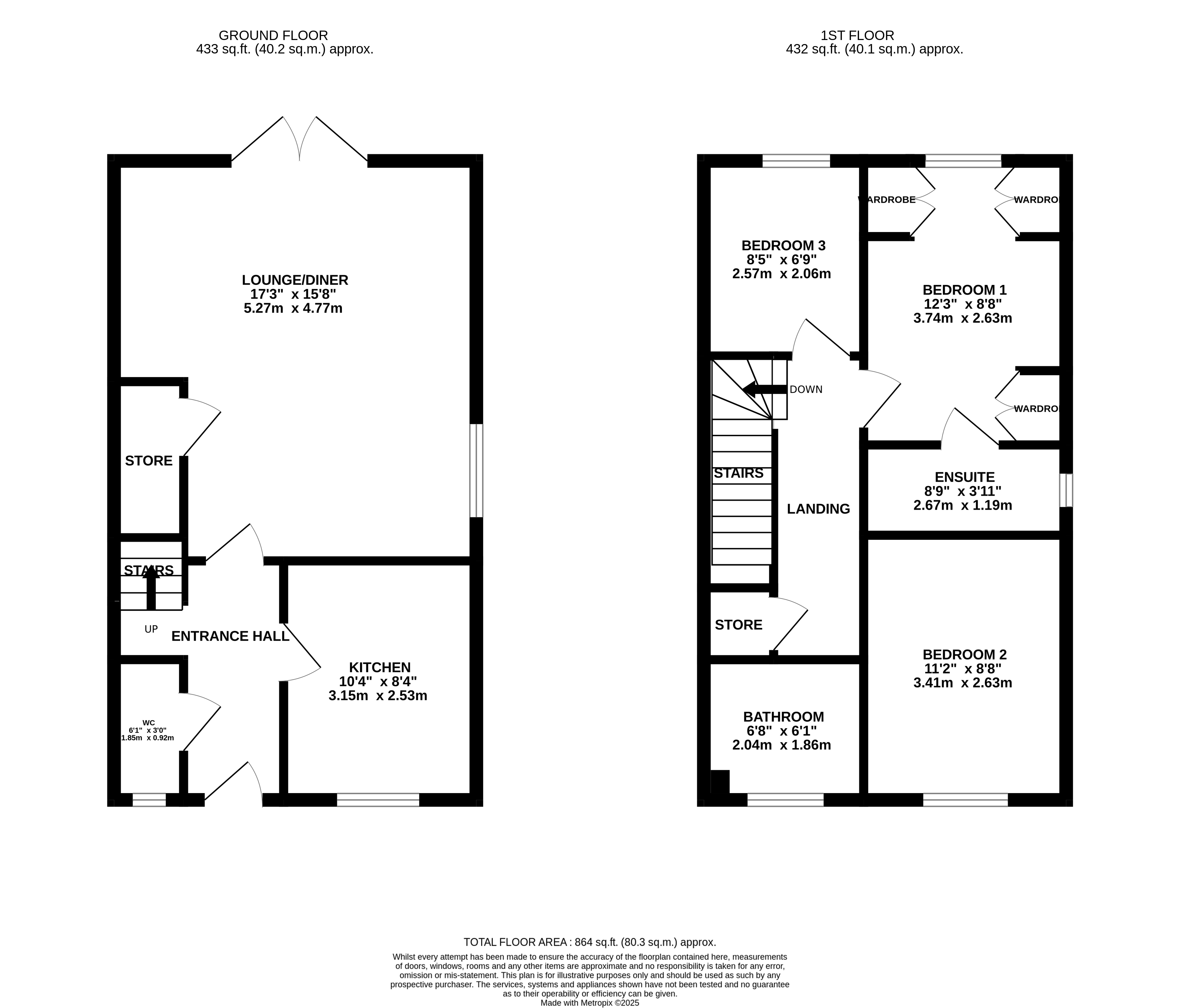 11, Dalton Road, Derbyshire floorplan
