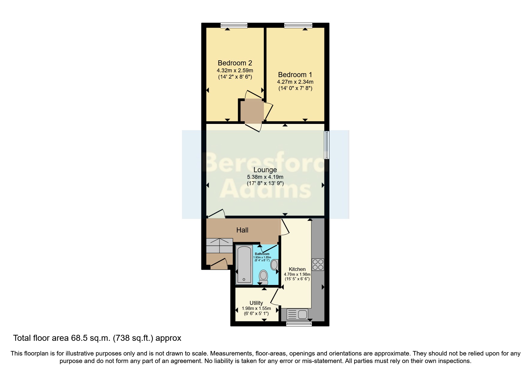 Bryn Road, Llanfairfechan, Bryn Road, Llanfairfechan LL33, 2 bedroom