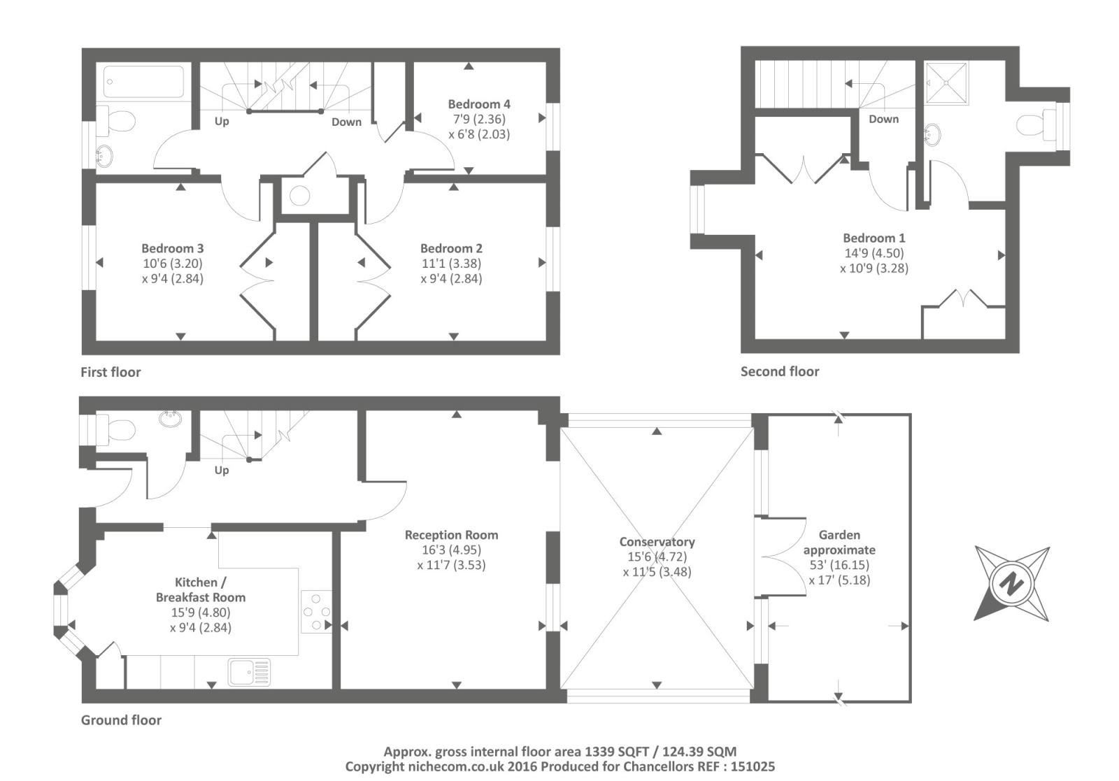 4 Bedrooms Town house for sale in Rutherford Place, Didcot OX11