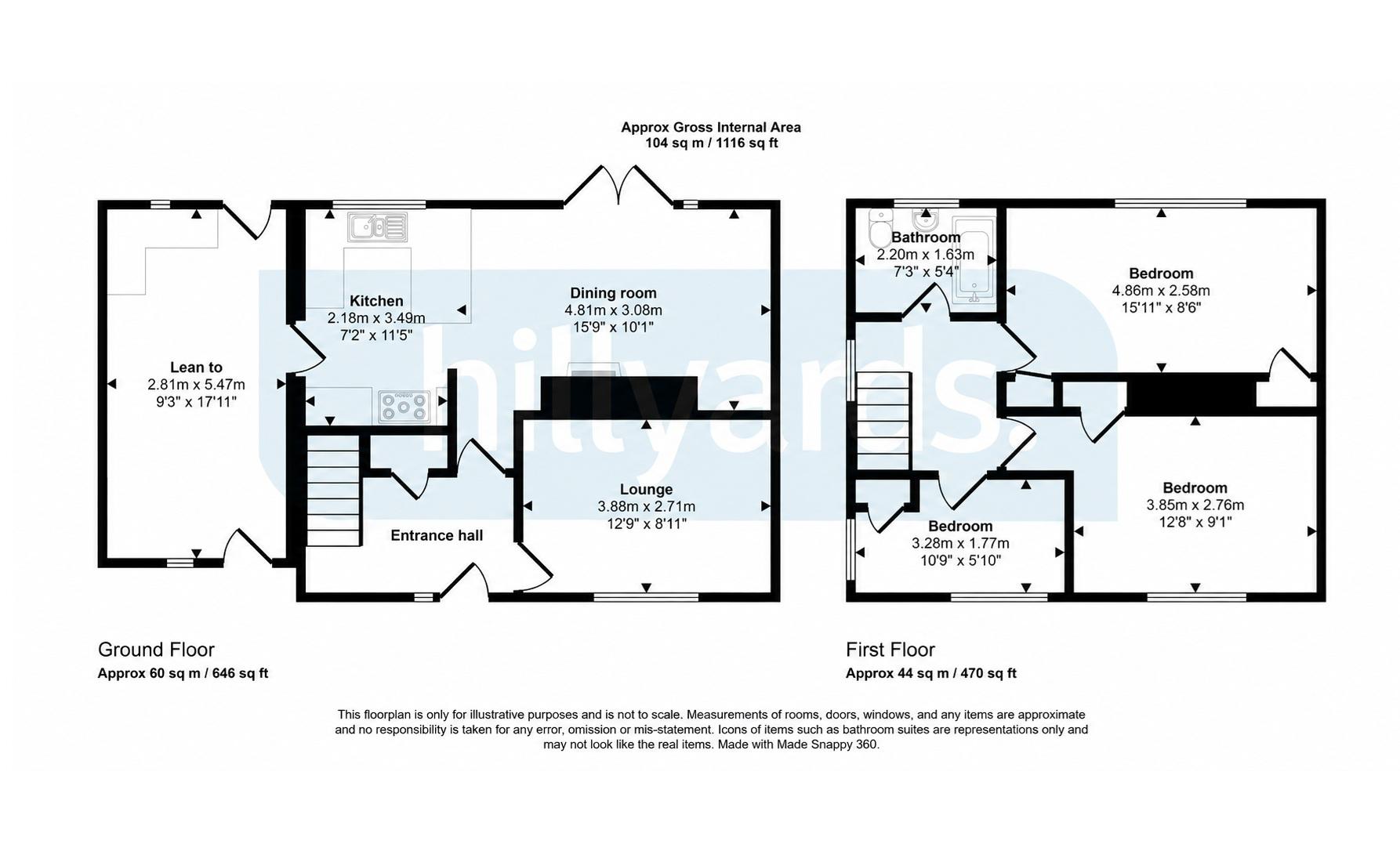 35, Holywell Cottages Thornton Road, Milton Keynes floorplan