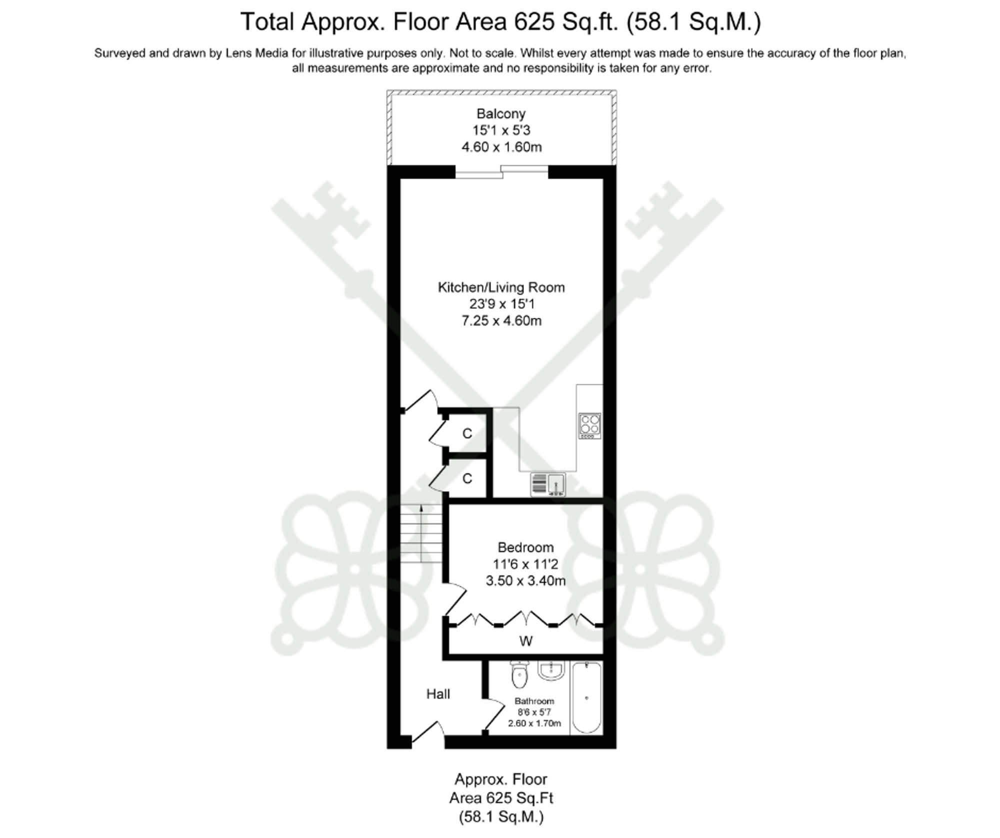 Apt 105, Holden Mill Blackburn Road, Bolton floorplan