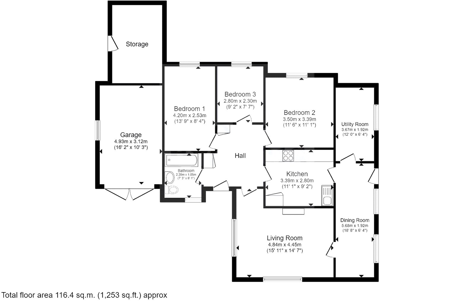 Penllwyn,, Llwyncoed Road, Cardigan floorplan