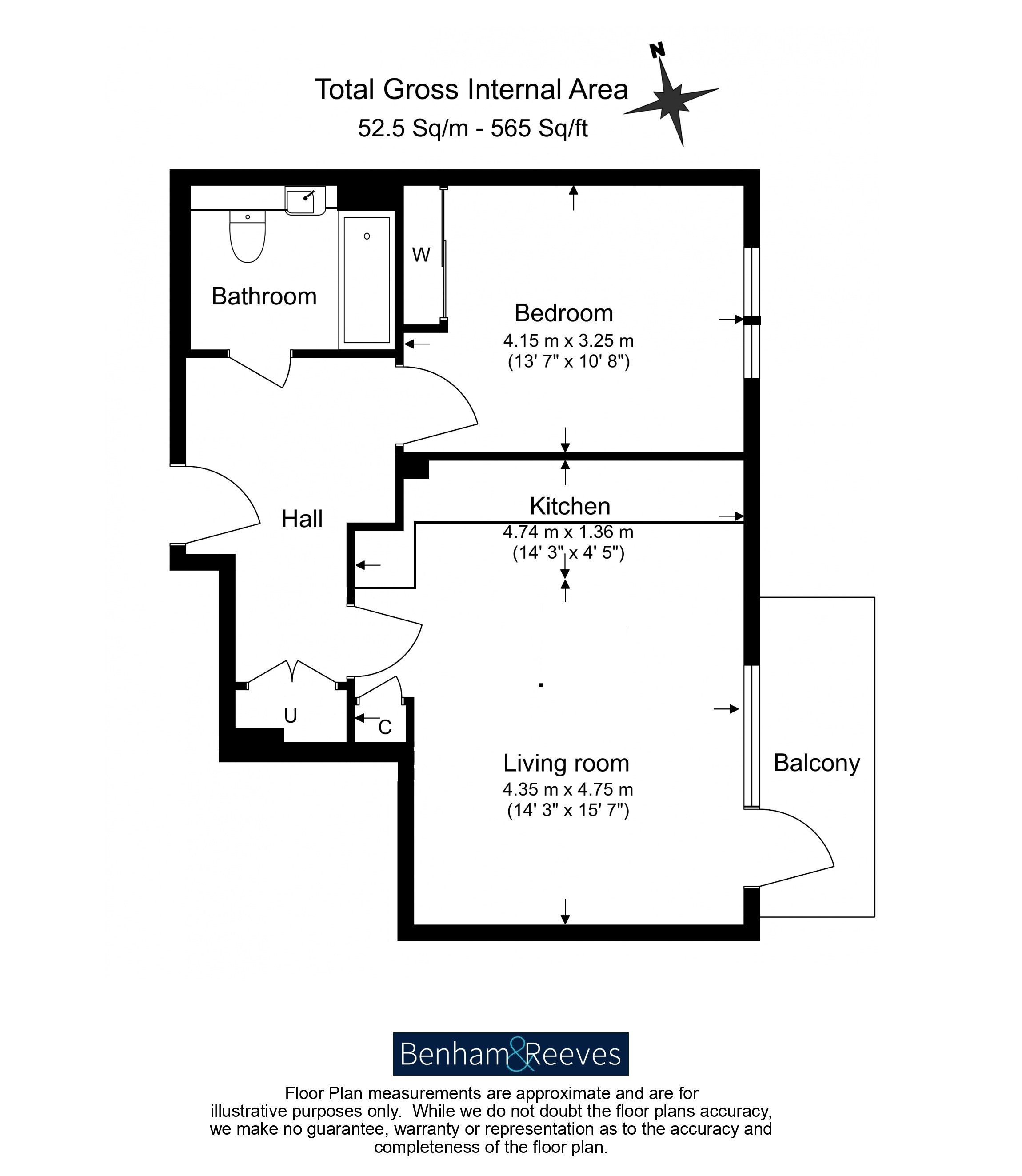Cedrus Avenue, Southall floorplan