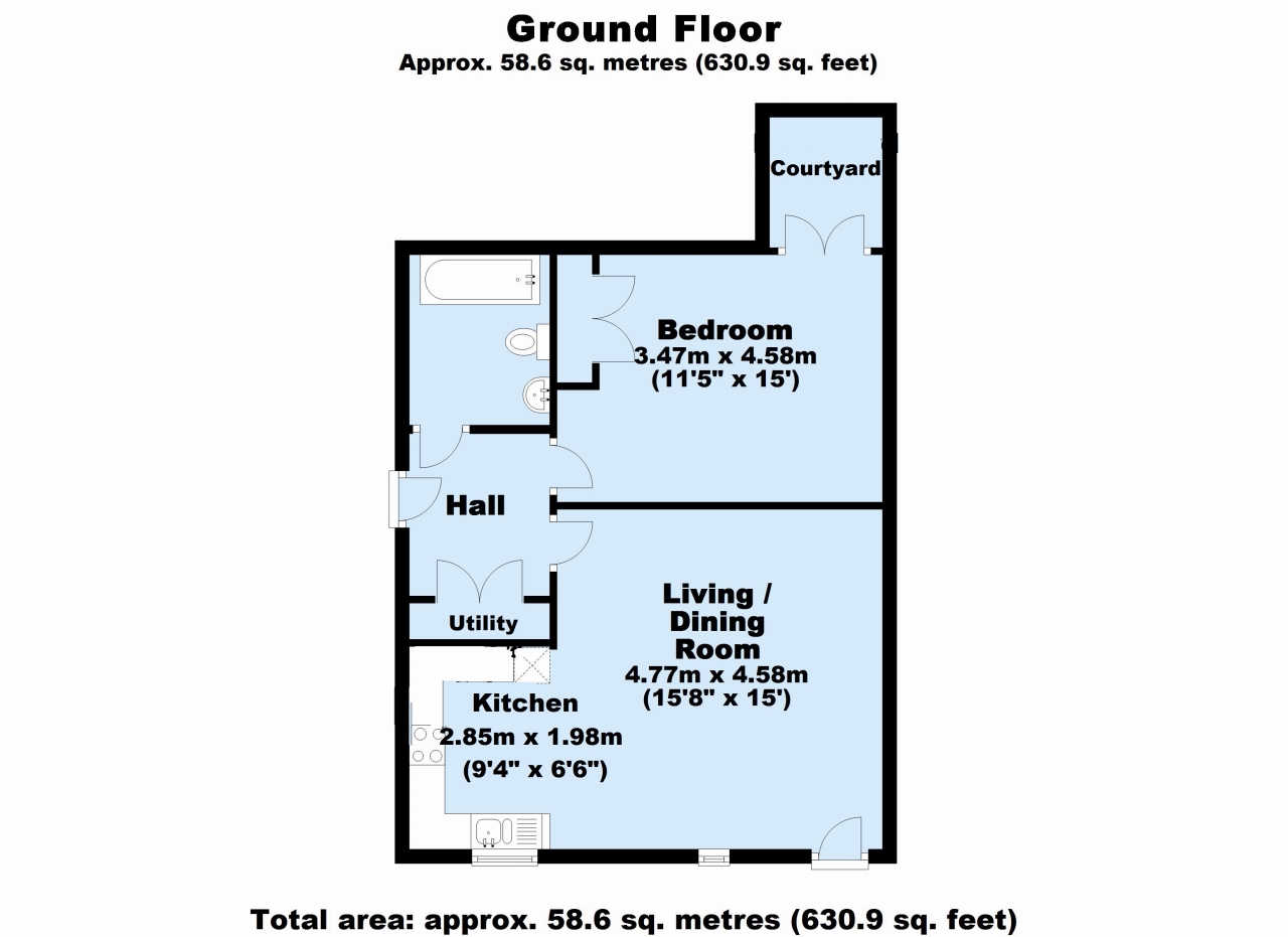 1 Bedrooms Flat for sale in Greatness Mill Court, Sevenoaks TN14