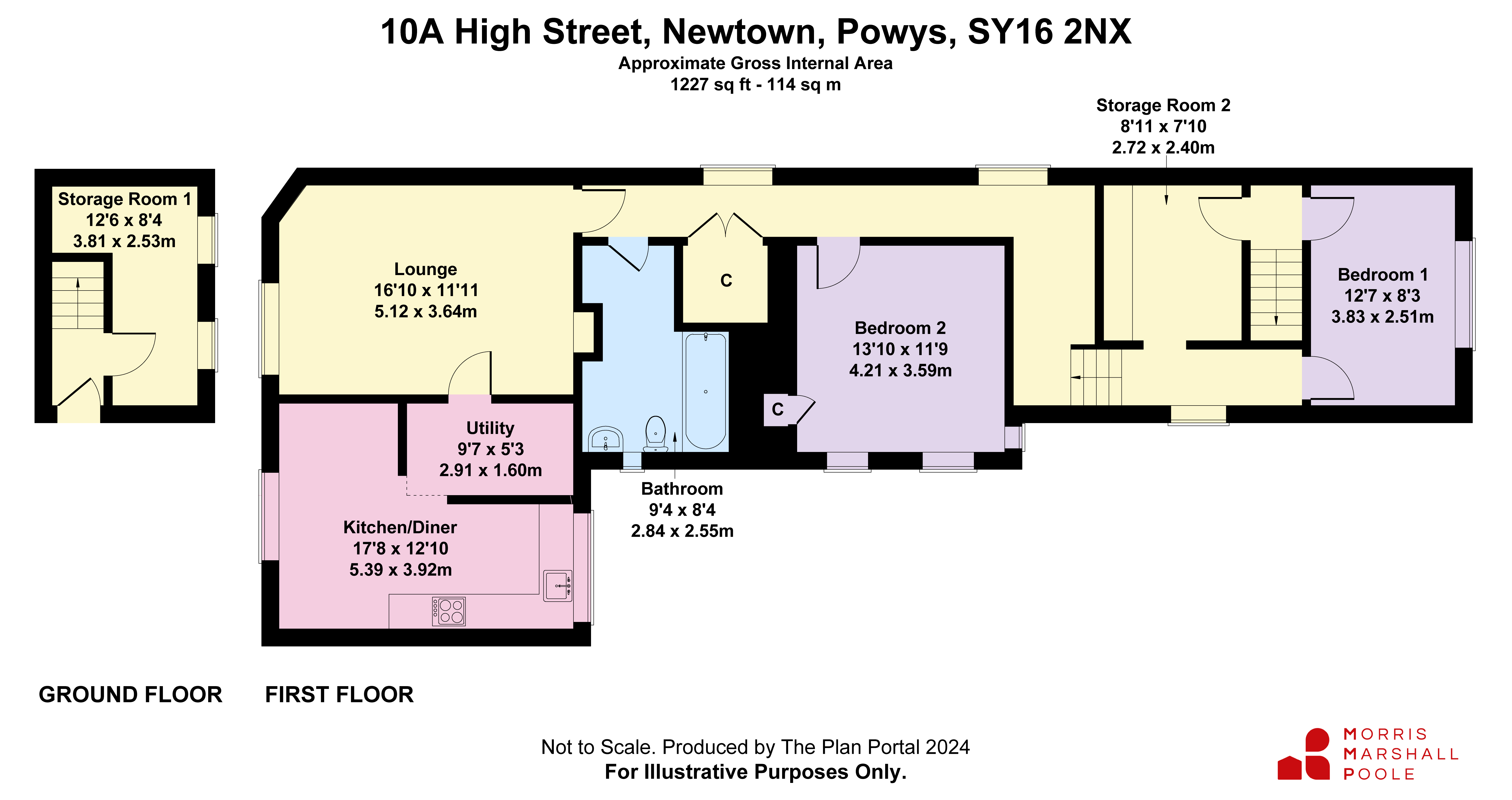 10A, High Street, Powys floorplan