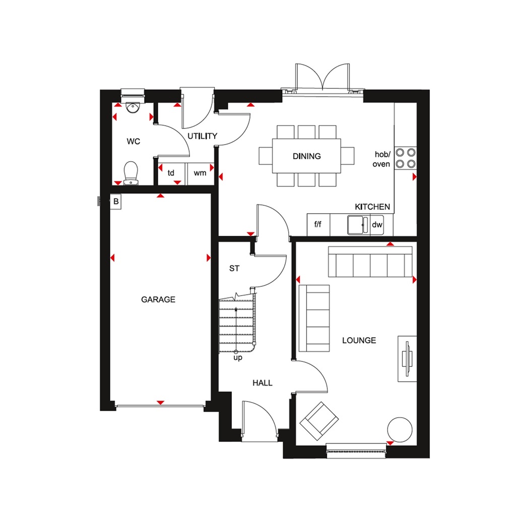 "Dunbar" at Charolais Lane, Huntingtower, Perth PH1, 4 bedroom detached