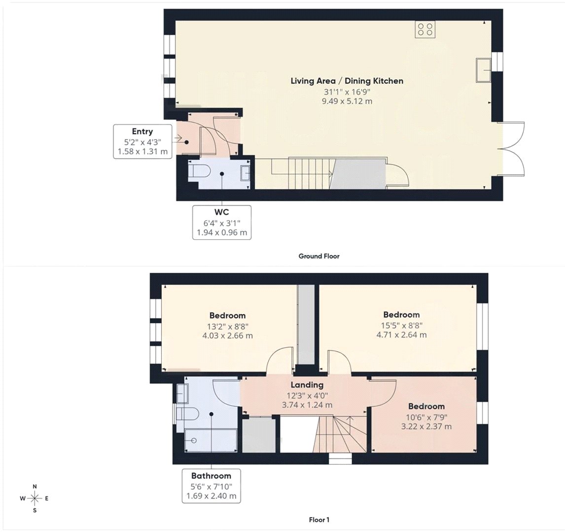142, Skipton Road, Lancashire floorplan