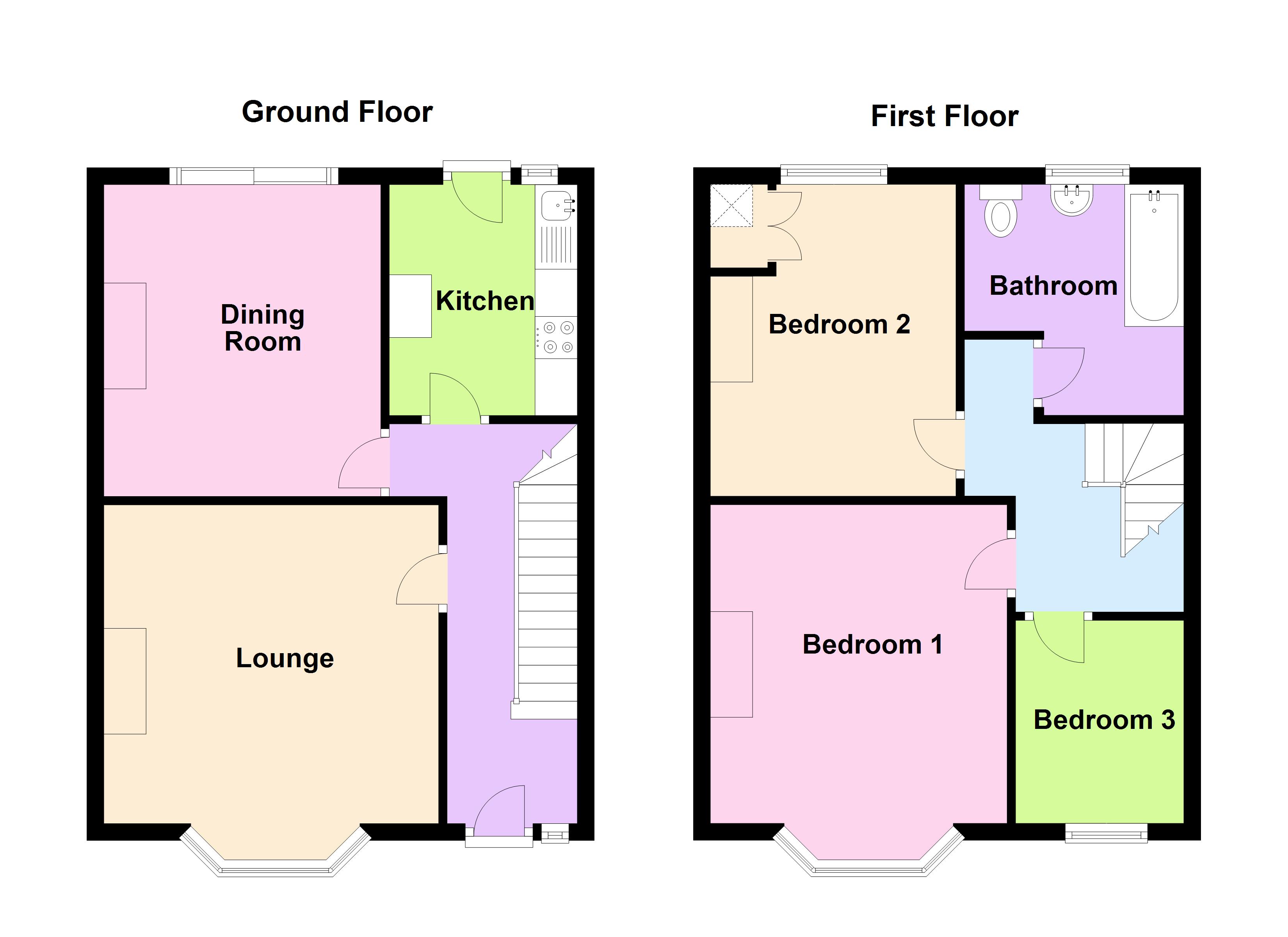 3 Bedrooms Terraced house for sale in Ridgeway Avenue, Gravesend, Kent DA12