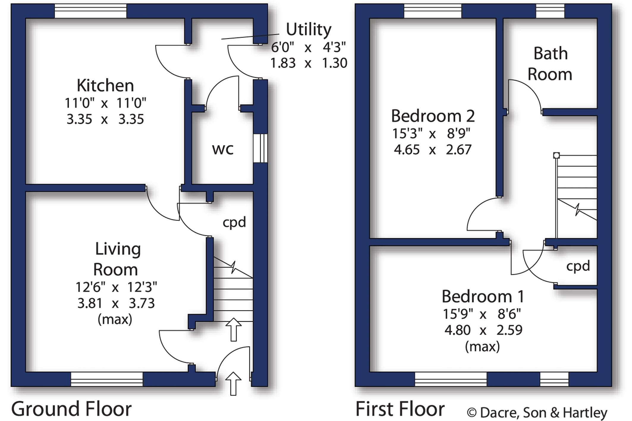 4, West End Drive, Skipton floorplan