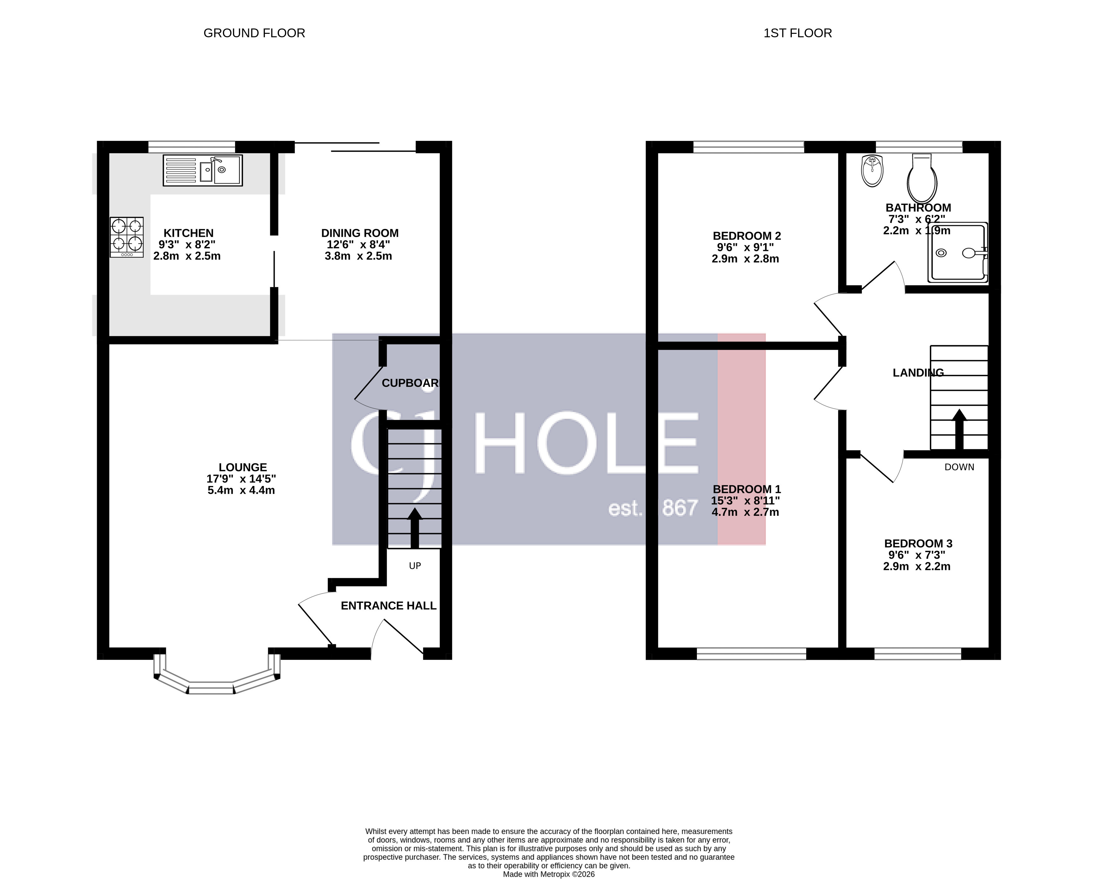9, Rowan Close, Somerset floorplan