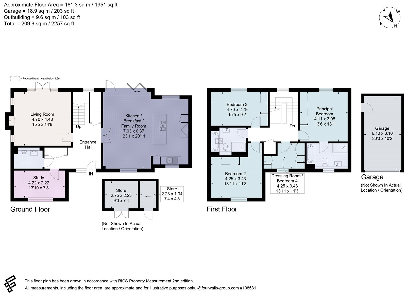 4, Oak Farm Close, Berkshire floorplan