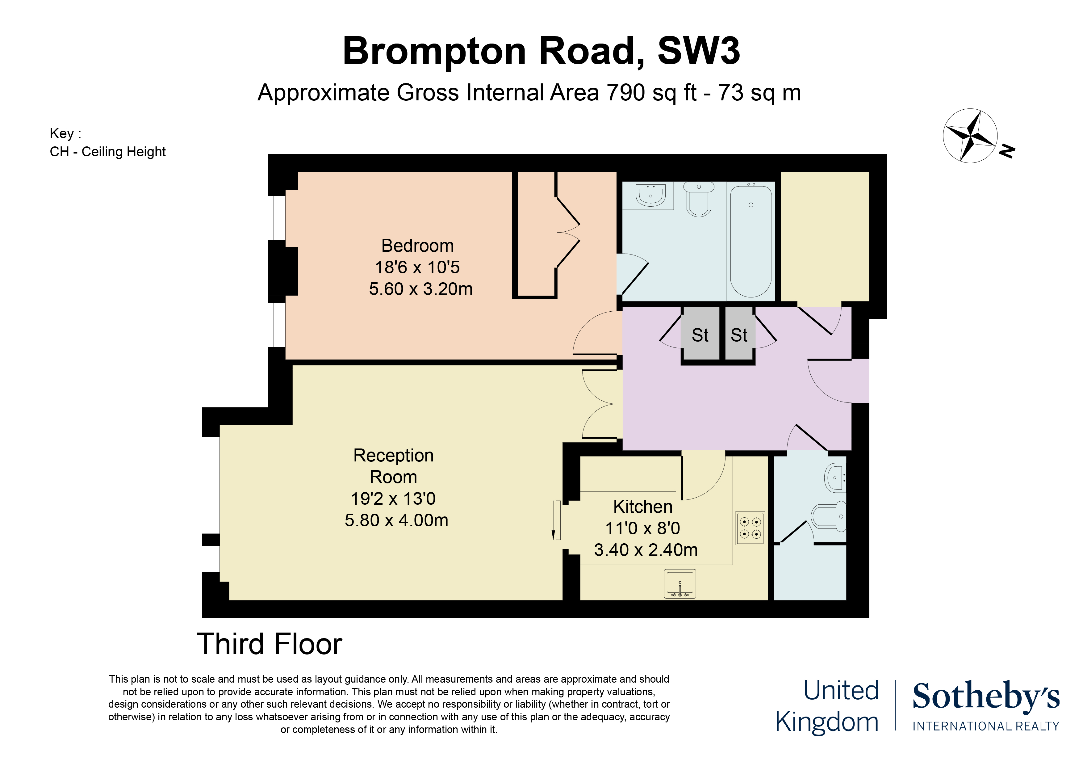 60, 60 Brompton Road, London floorplan