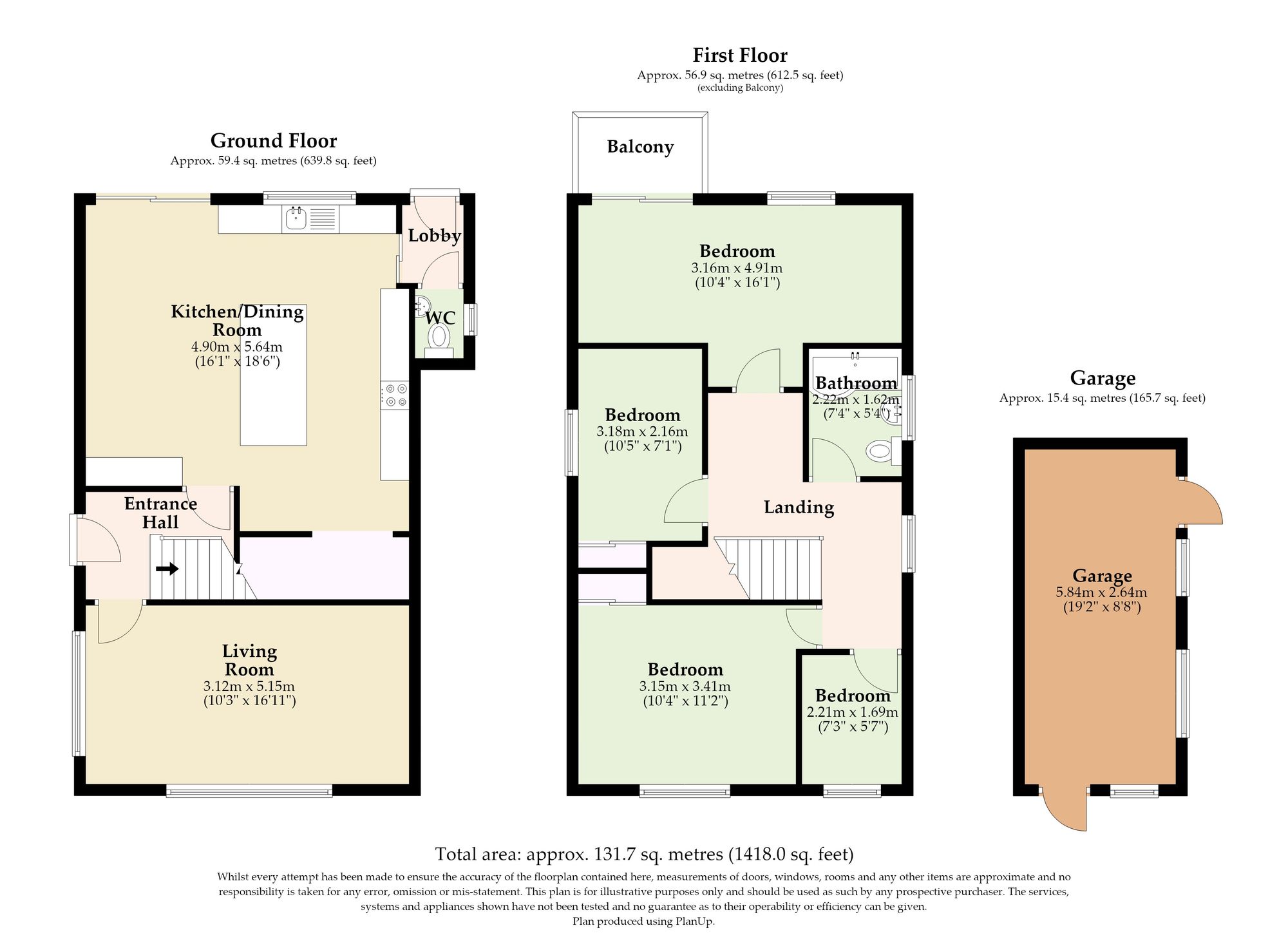 25 Rock Road, Lowestoft floorplan