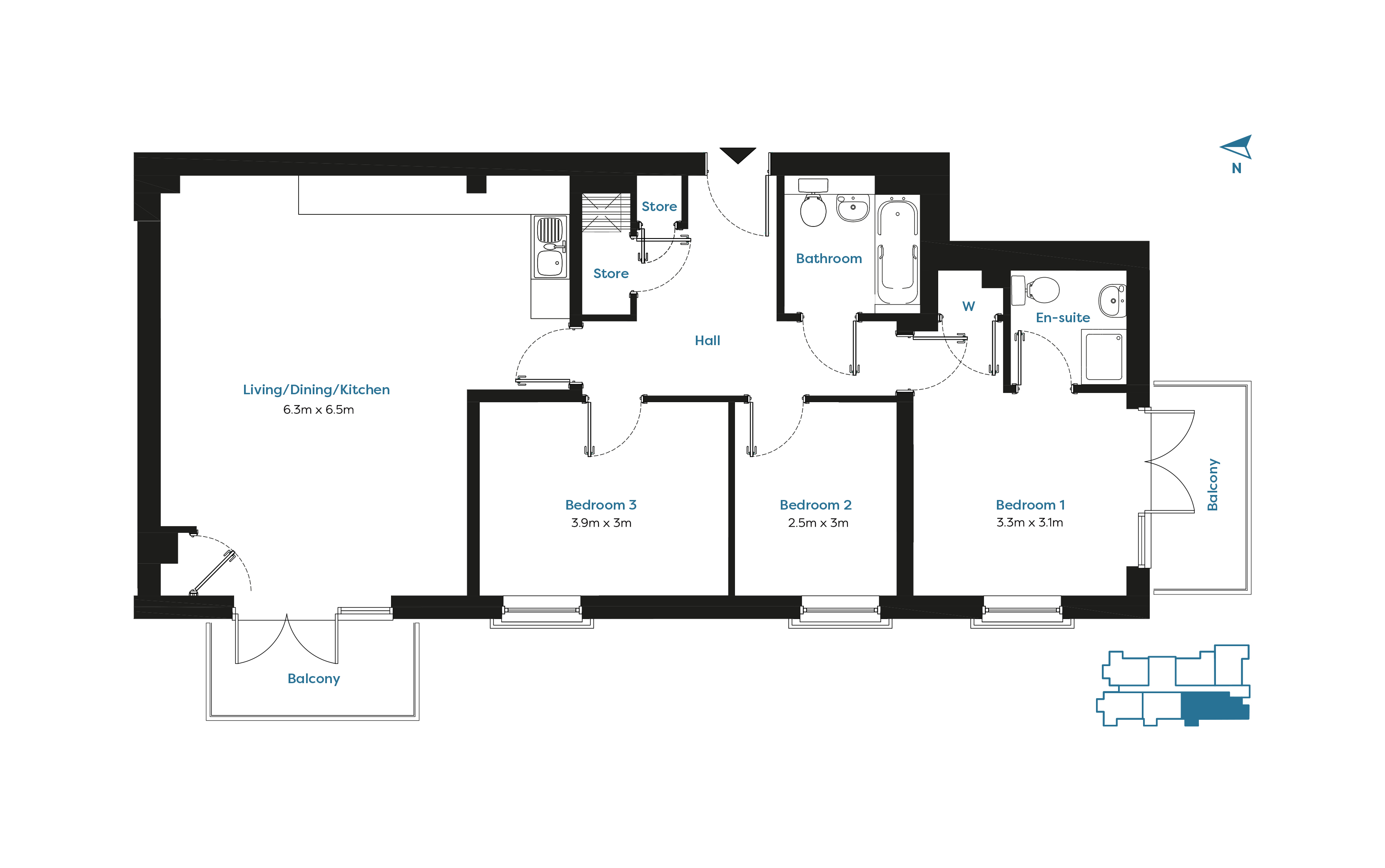 Barley Close, Greenhithe floorplan