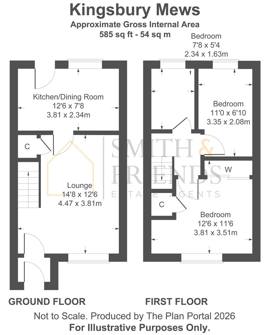 3, Kingsbury Mews, Darlington floorplan