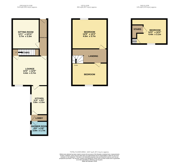44, George Arthur Road, Birmingham floorplan