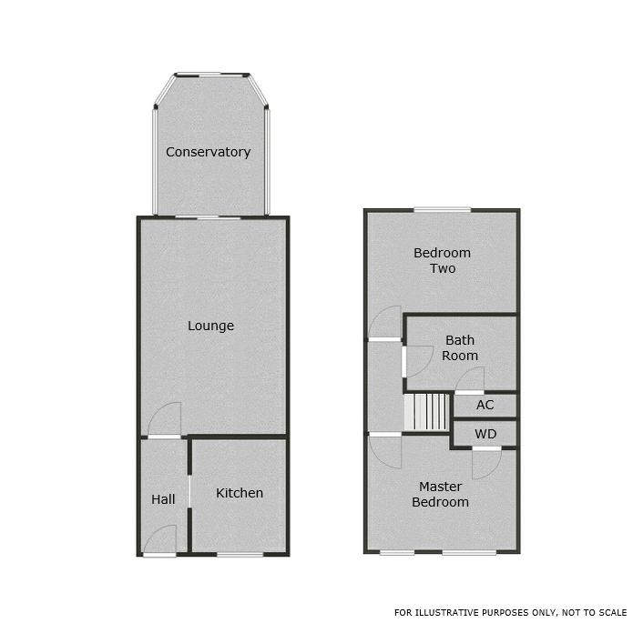 50, Mill Crescent, Cannock floorplan