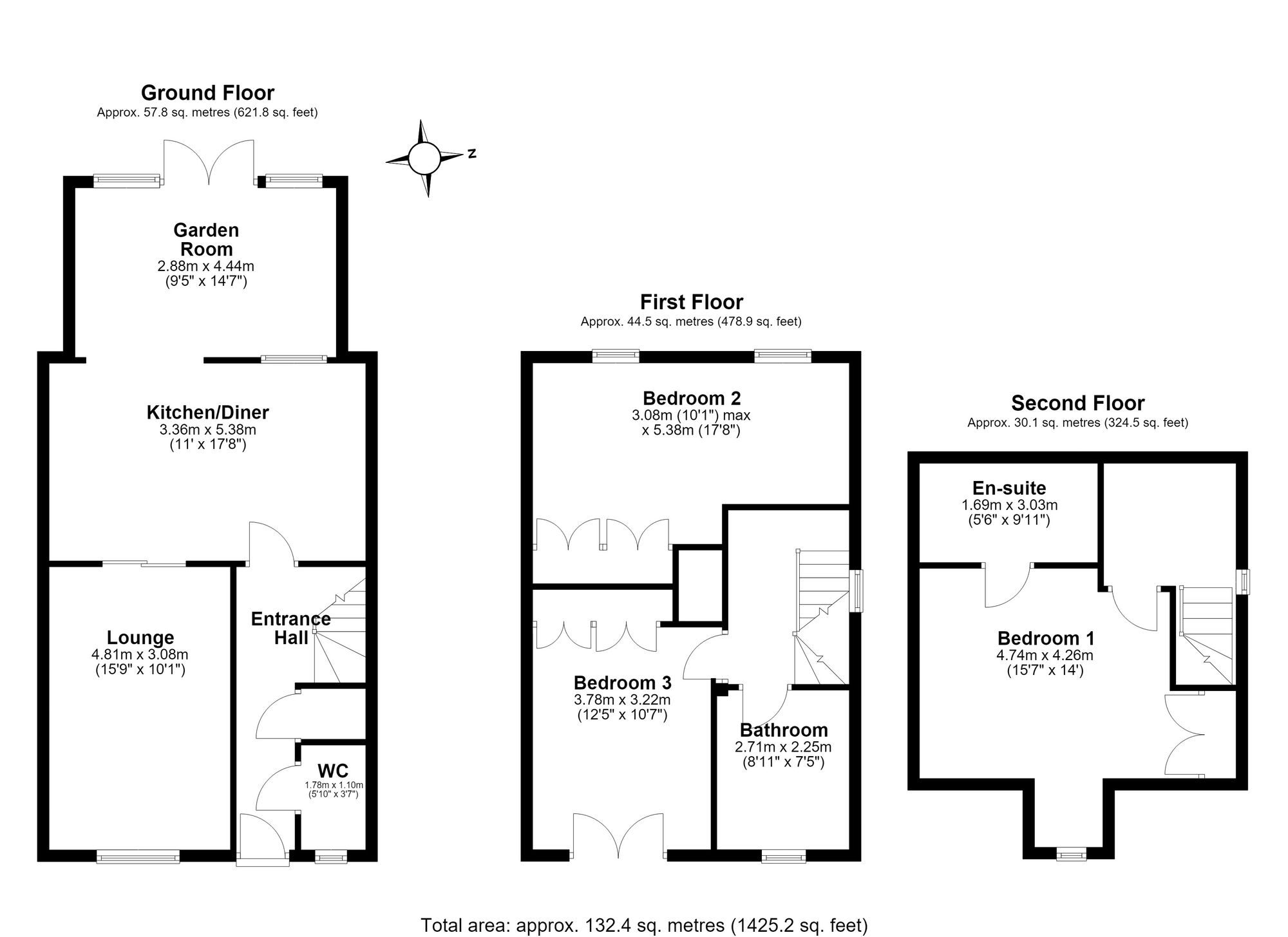 7 Monksfield, Billingham floorplan