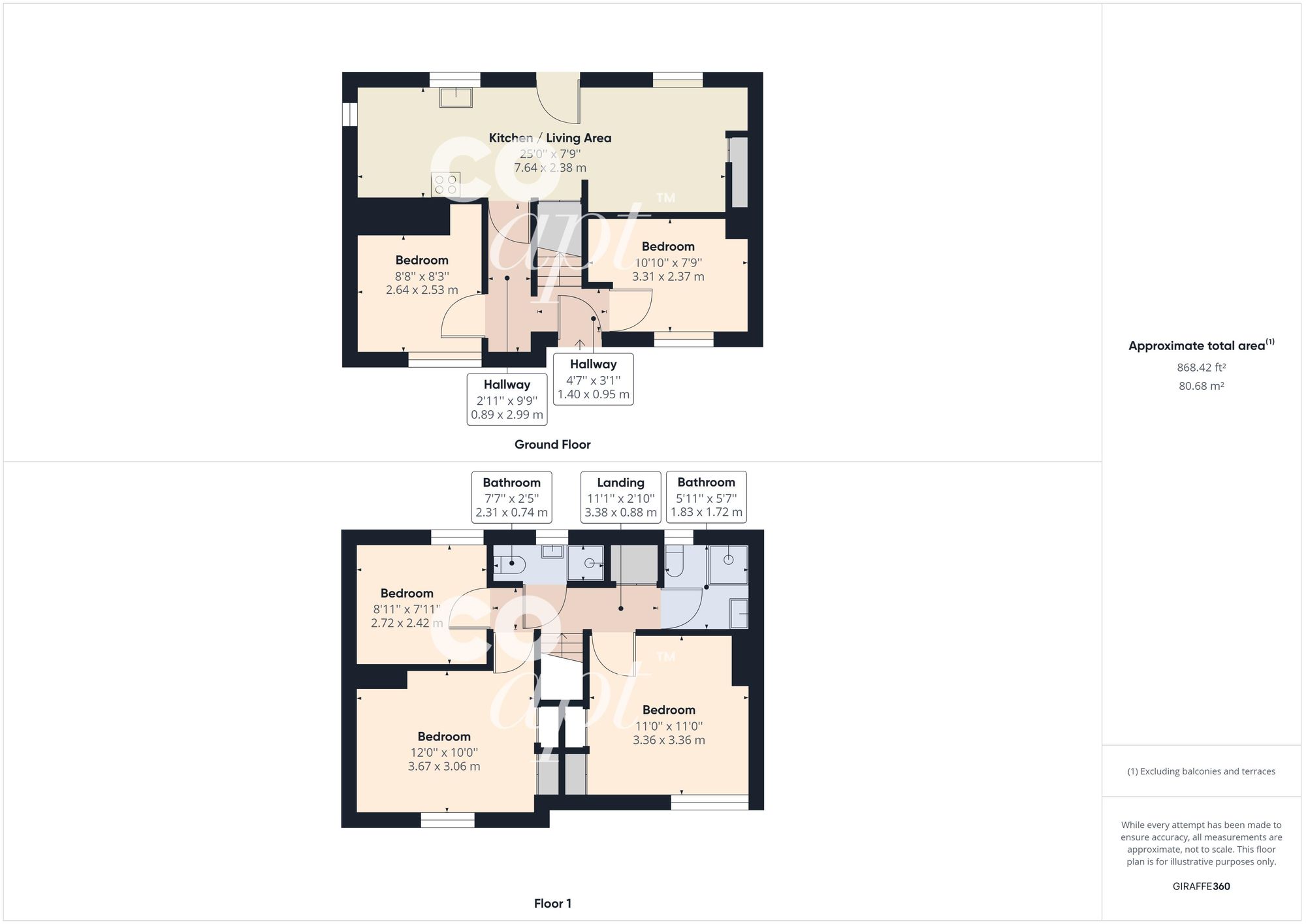 23, MASTER The Crescent, Brighton floorplan