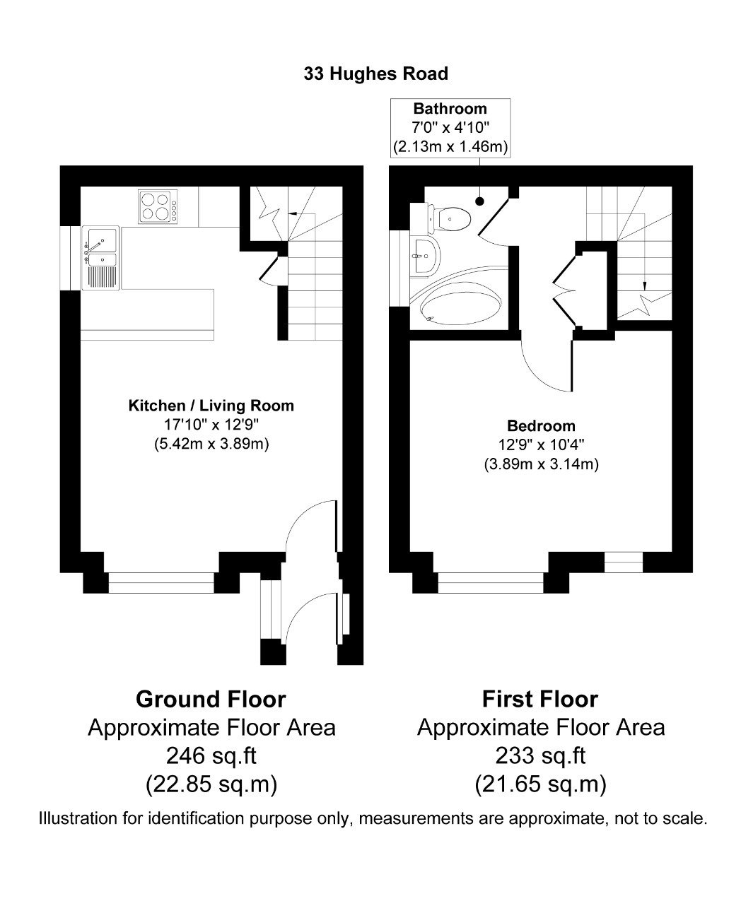 33, Hughes Road, ASHFORD floorplan
