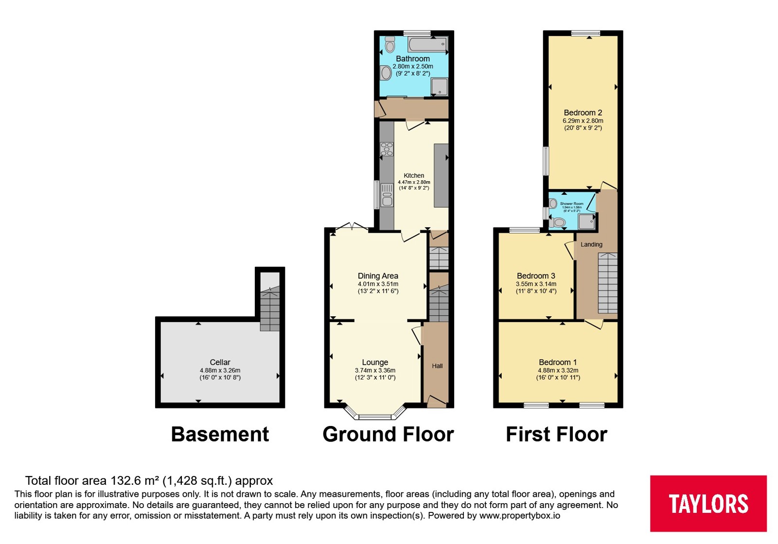 7, Beaconsfield Terrace, Northamptonshire floorplan