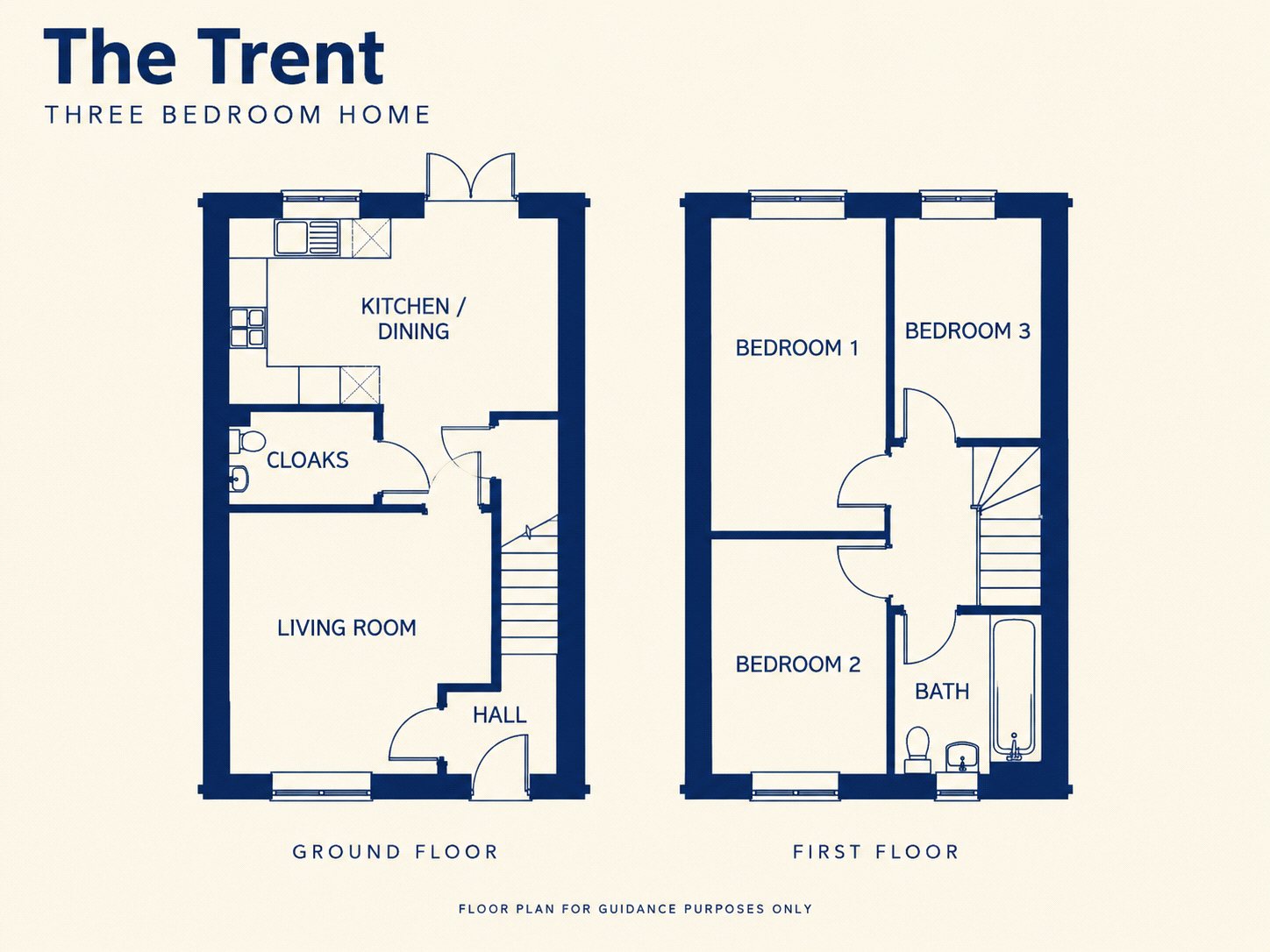 Linby Meadows - Plot 109, 3, Butler Court, Nottingham floorplan